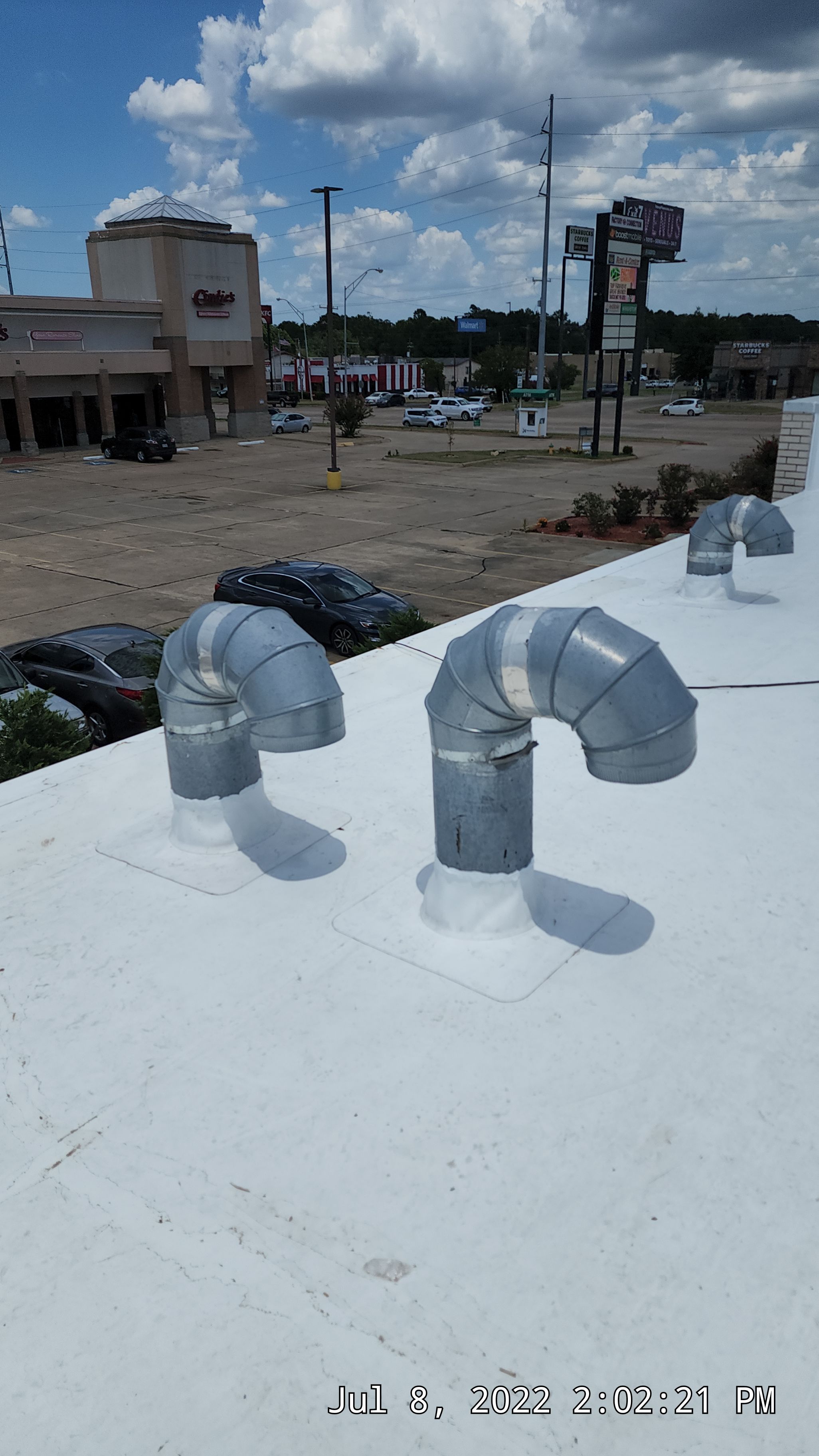 Commercial Roofing Installation using 50 mil PVC by Hostetler Roofing