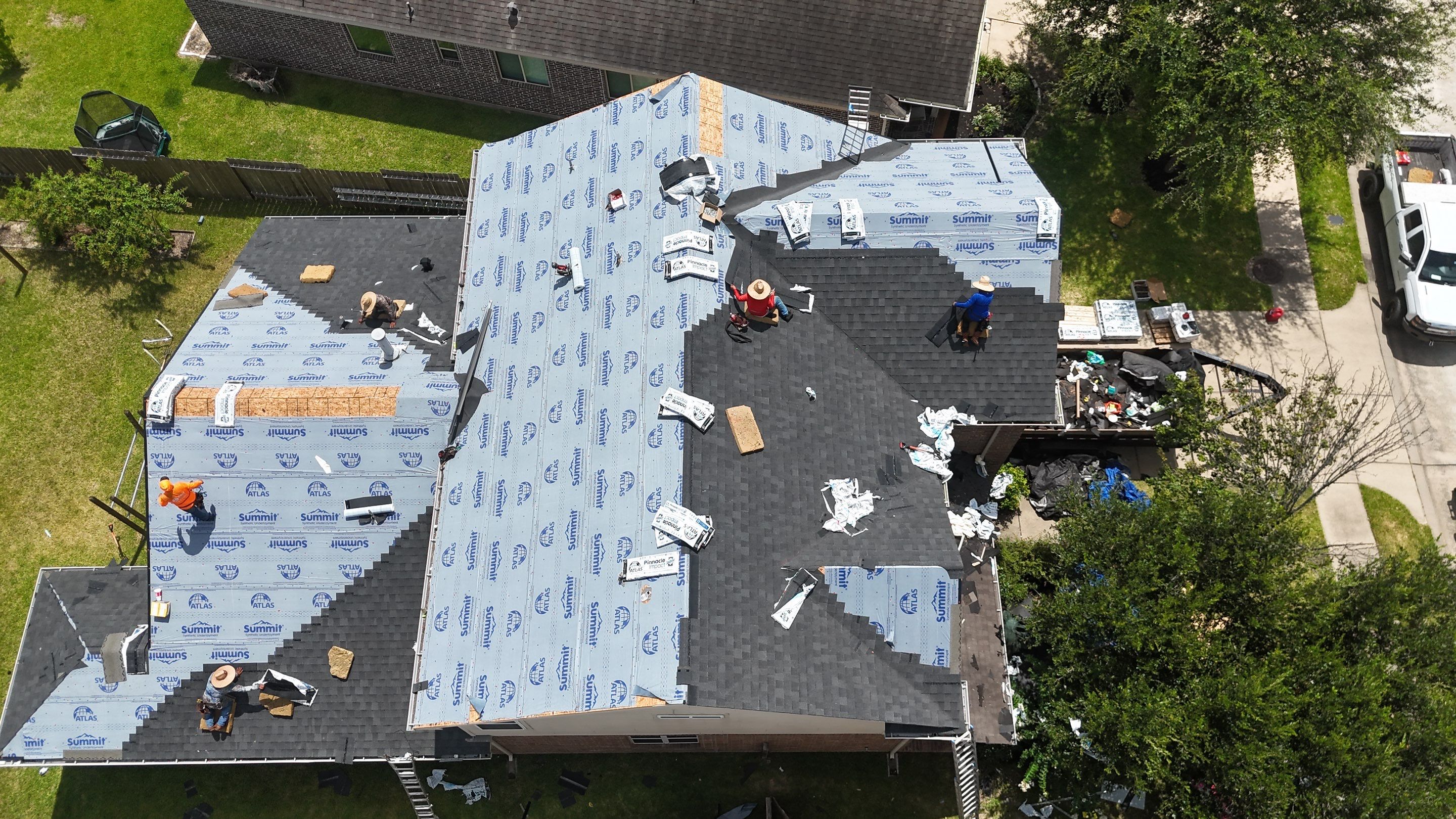 Roof Replacement with Atlas Pinnacle Impact Shingles in Katy, TX by Onit Roofing LLC