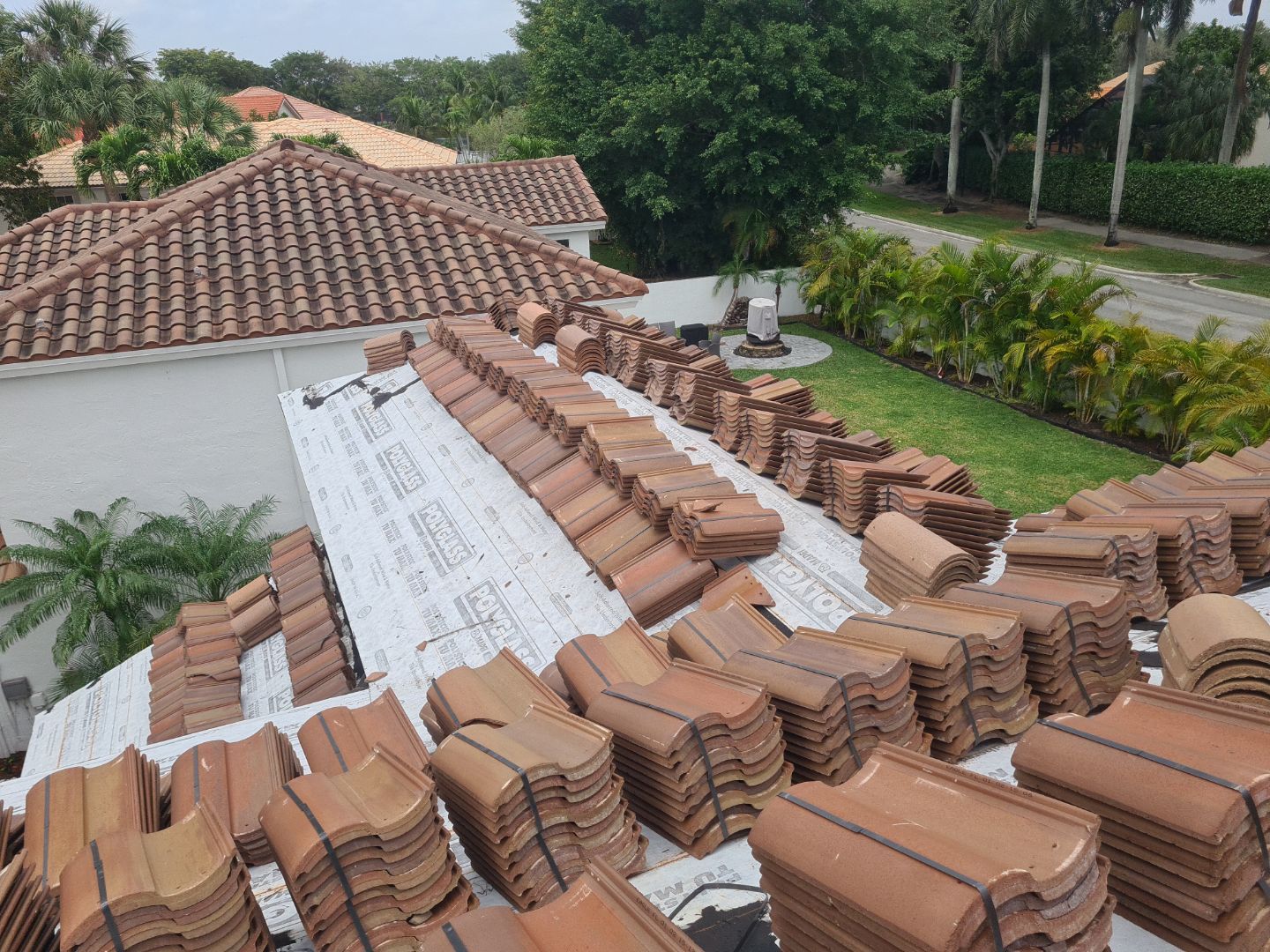 Residential Roofing Installation using Eagle Roofing Tile by BLUES BROTHERS ROOFING
