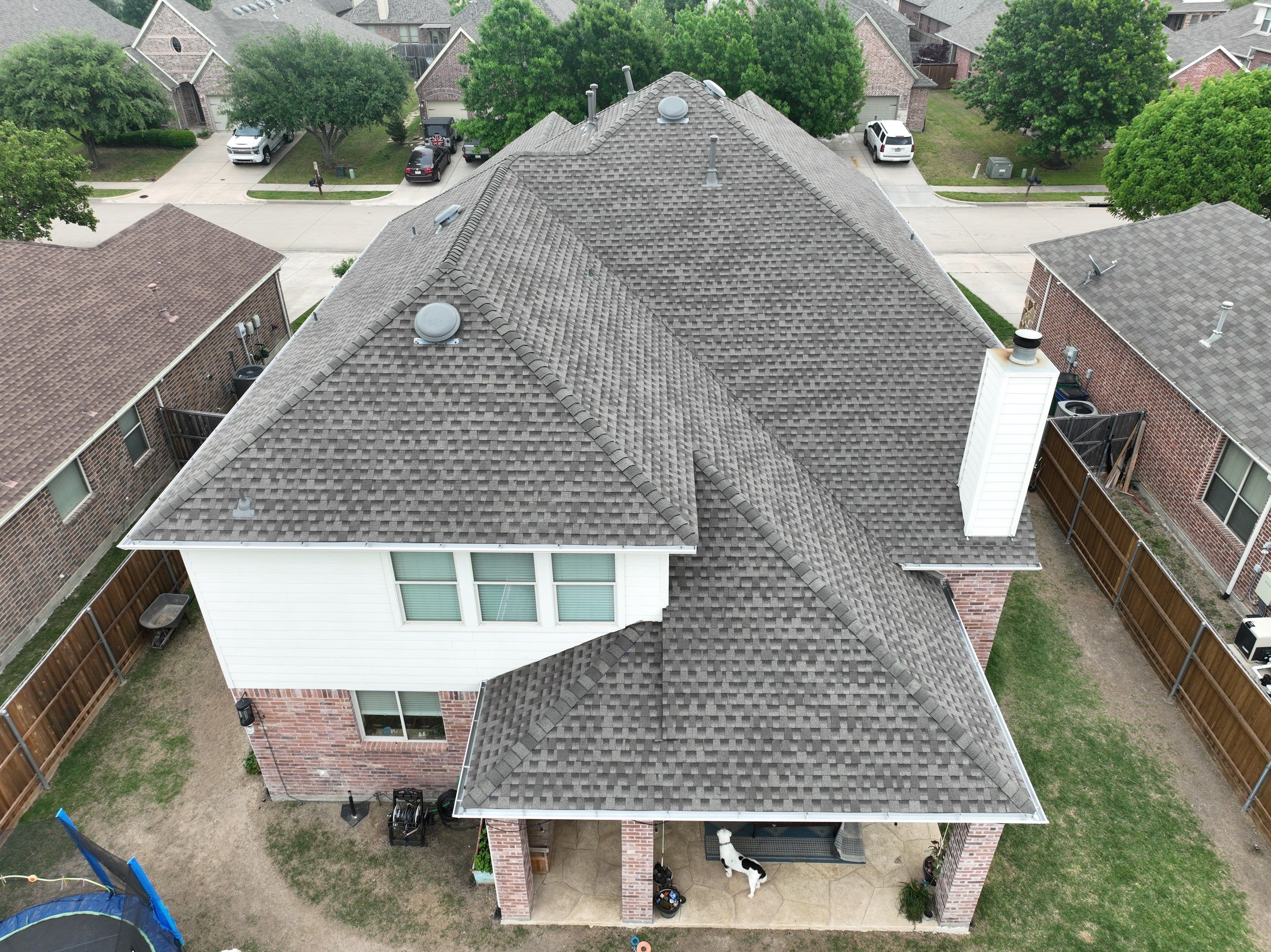 Residential Roofing Installation using GAF Timberline HDZ Weathered Wood by OneSource Roofing and Restoration