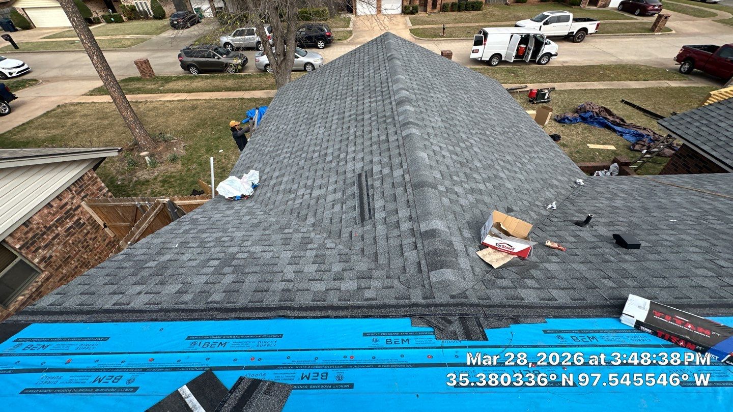 Project in Oklahoma City by Icon Roofing And Construction