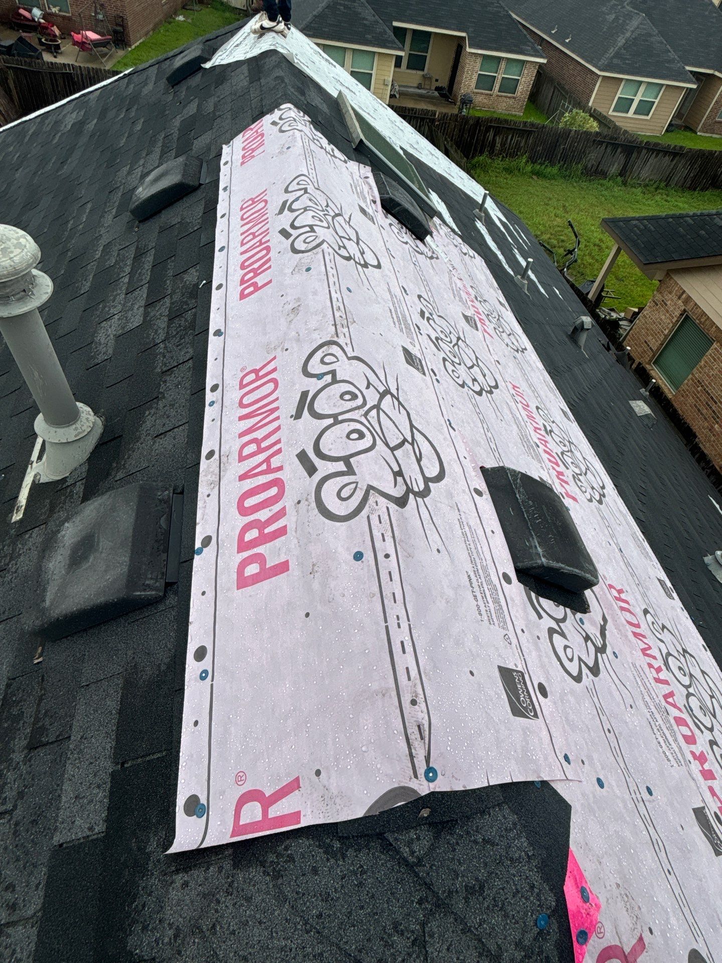 Residential Roofing Repair using Owen's Corning Duration (Lifetime) Shingles by Roof Repair Company
