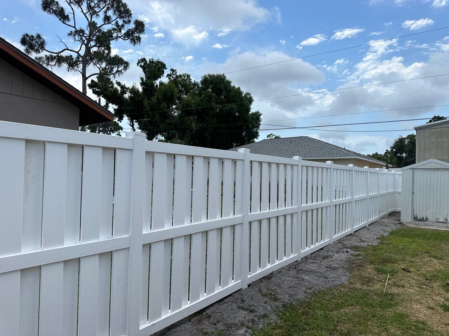 Vinyl Fence Installation using 6Ft Shadowbox Vinyl Privacy Fence by Asap fence and gates, LLC