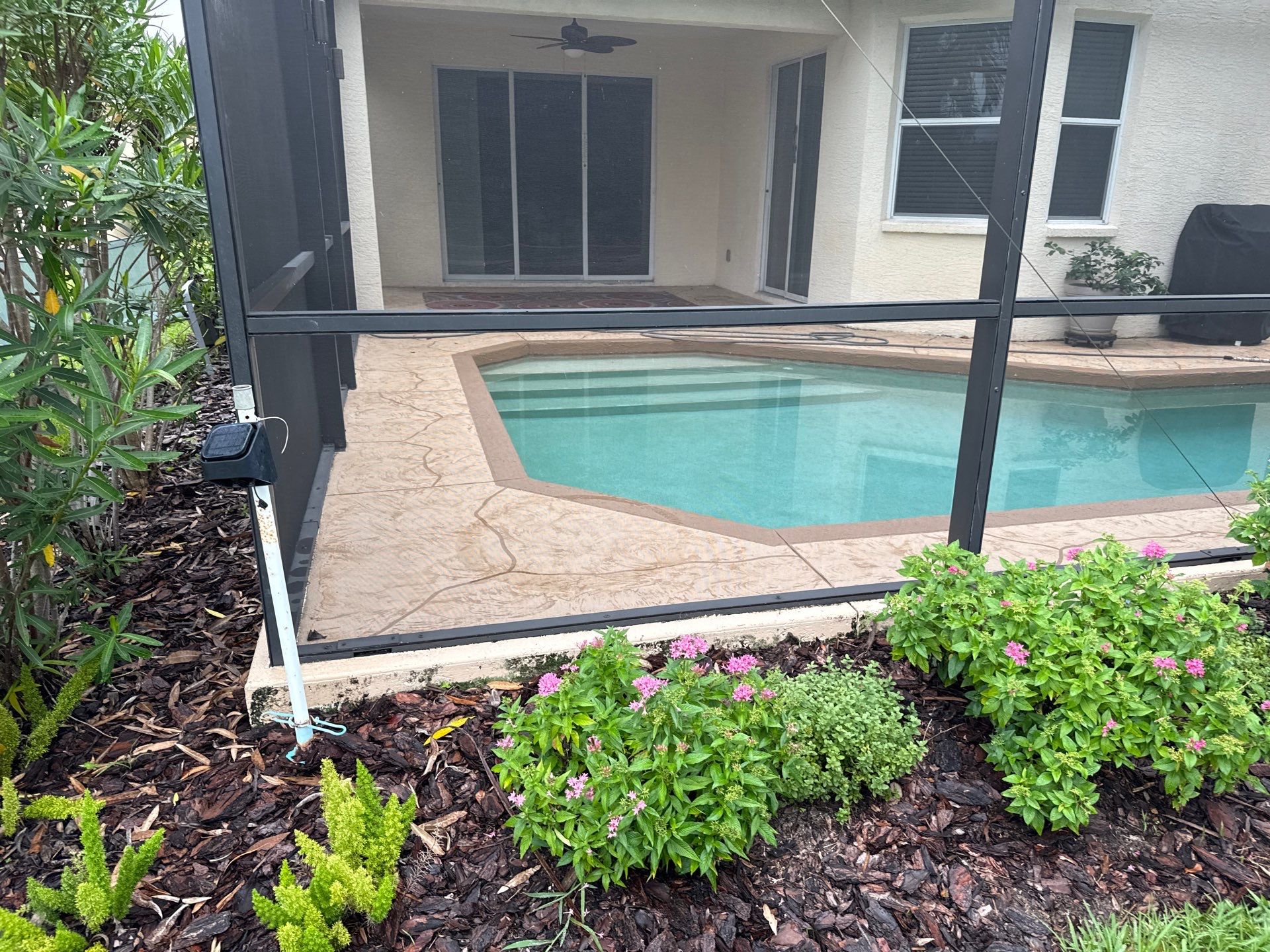 Painted Pool Deck, Screen Enclosure & Outdoor Furniture Cleaning – Tara Community, Bradenton, FL by Sunshine AquaWash