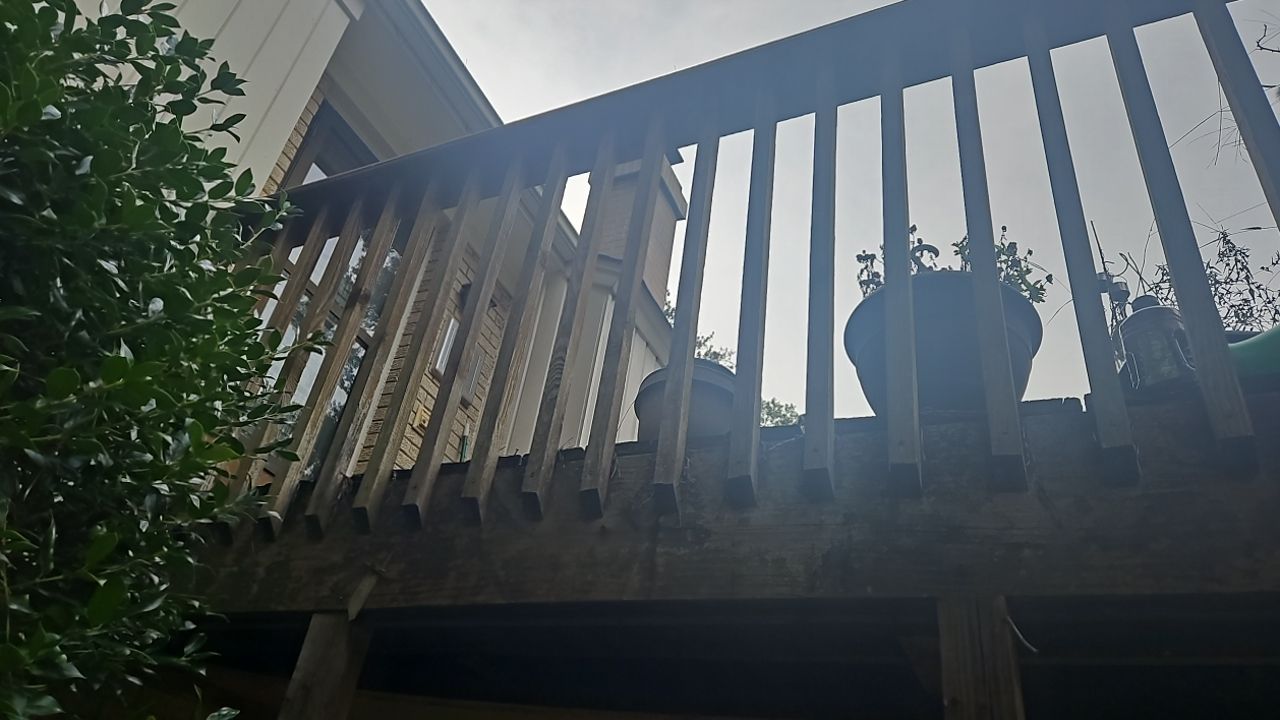 Split Rail Trail - Deck Installation  by Pillar and Pine