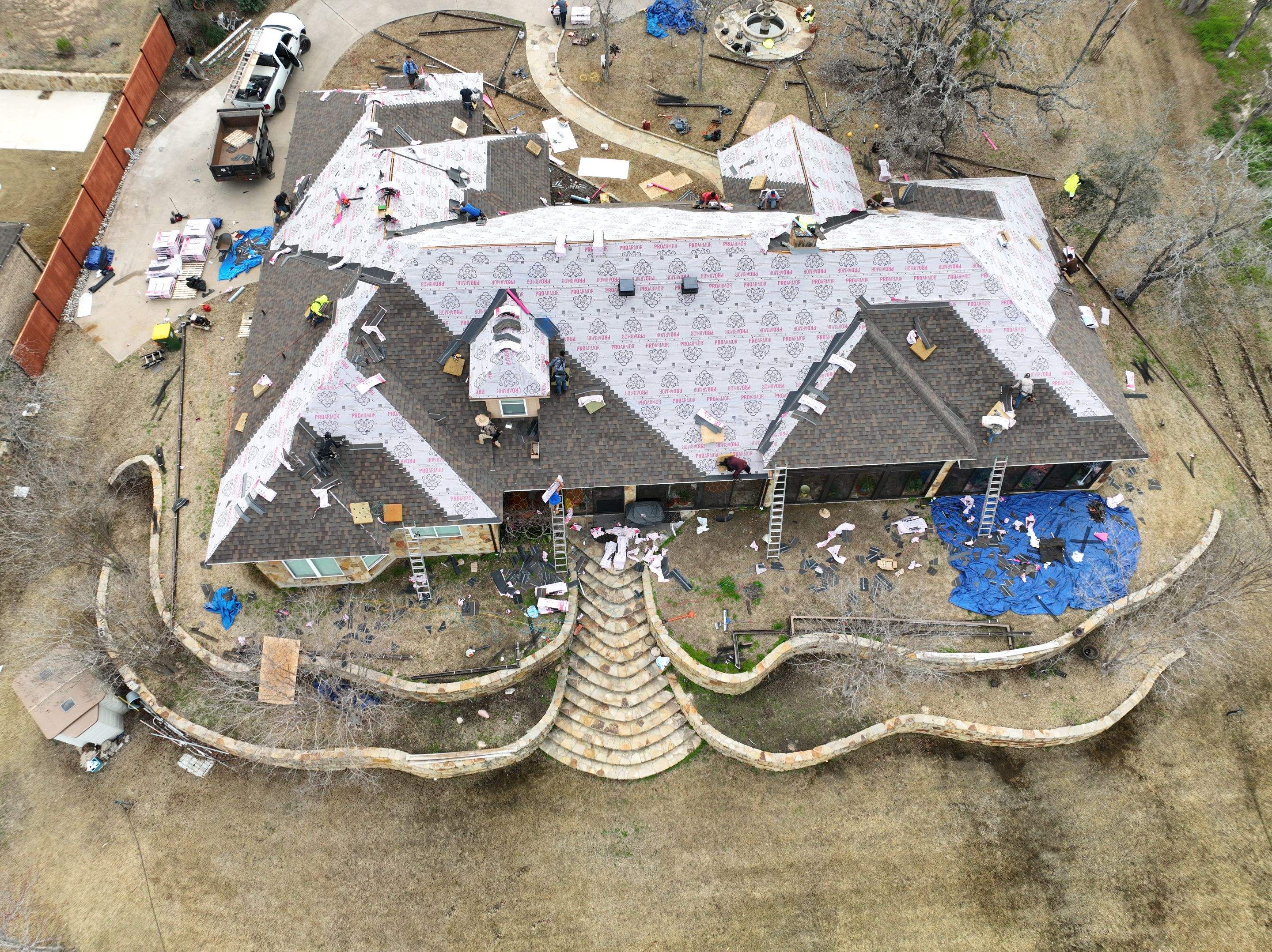 Residential Roofing Installation using Owens Corning Duration by Becker Roofing and Exteriors