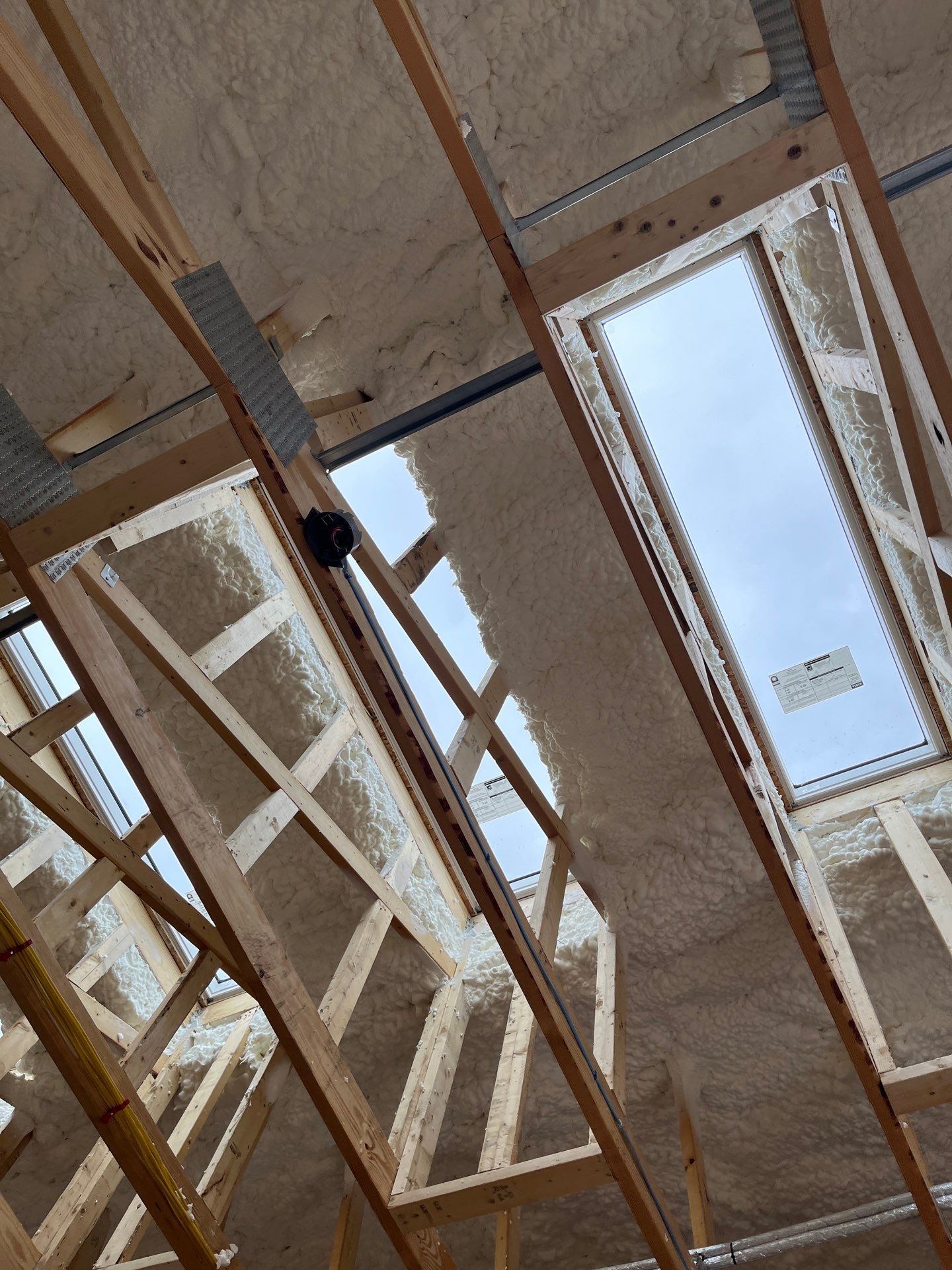 New Construction using open cell spray foam by NYS Foam & Energy