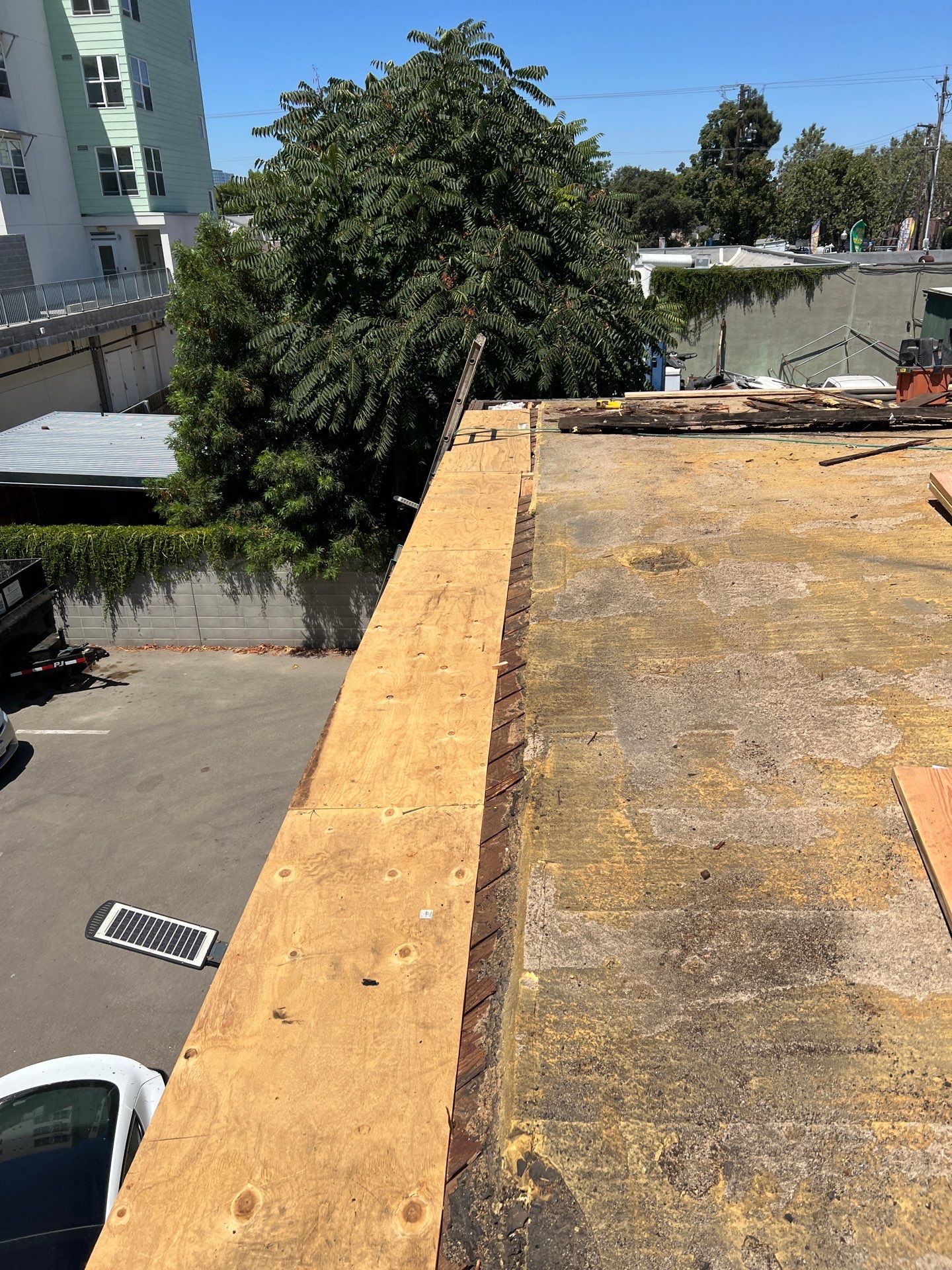 Foam Refurbish using Conklin Benchmark/PUMA XL coatings and spray foam by Straight Edge Roofing Inc