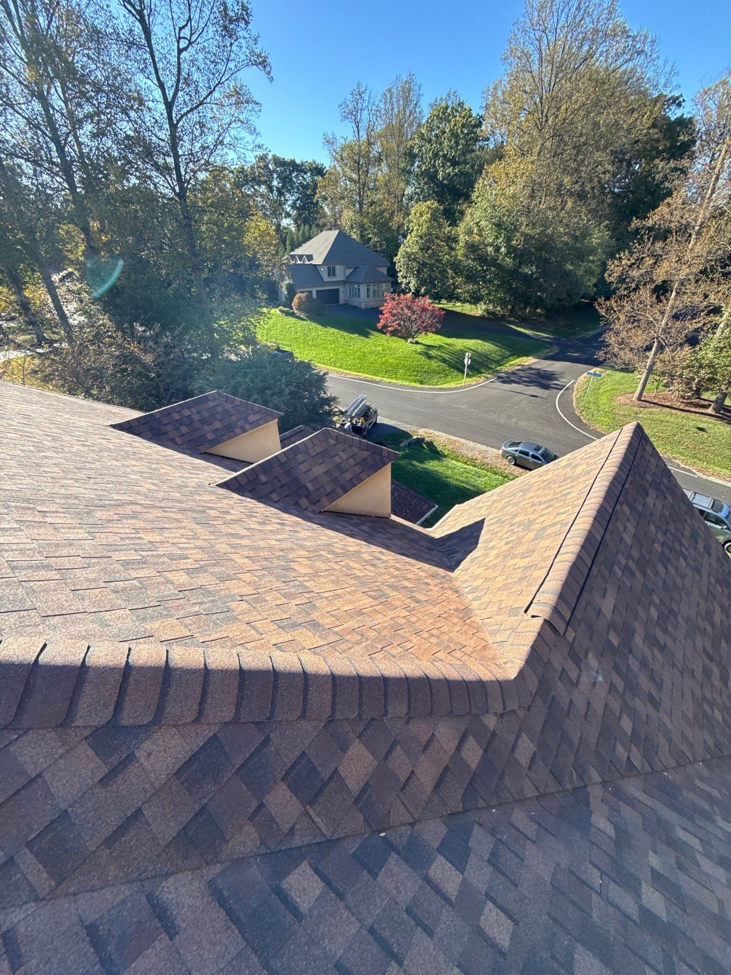 Great Falls : Residential Roof Replacement with CertainTeed Landmark Pro in Max Def Burnt Sienna  by RM Banning, Inc.
