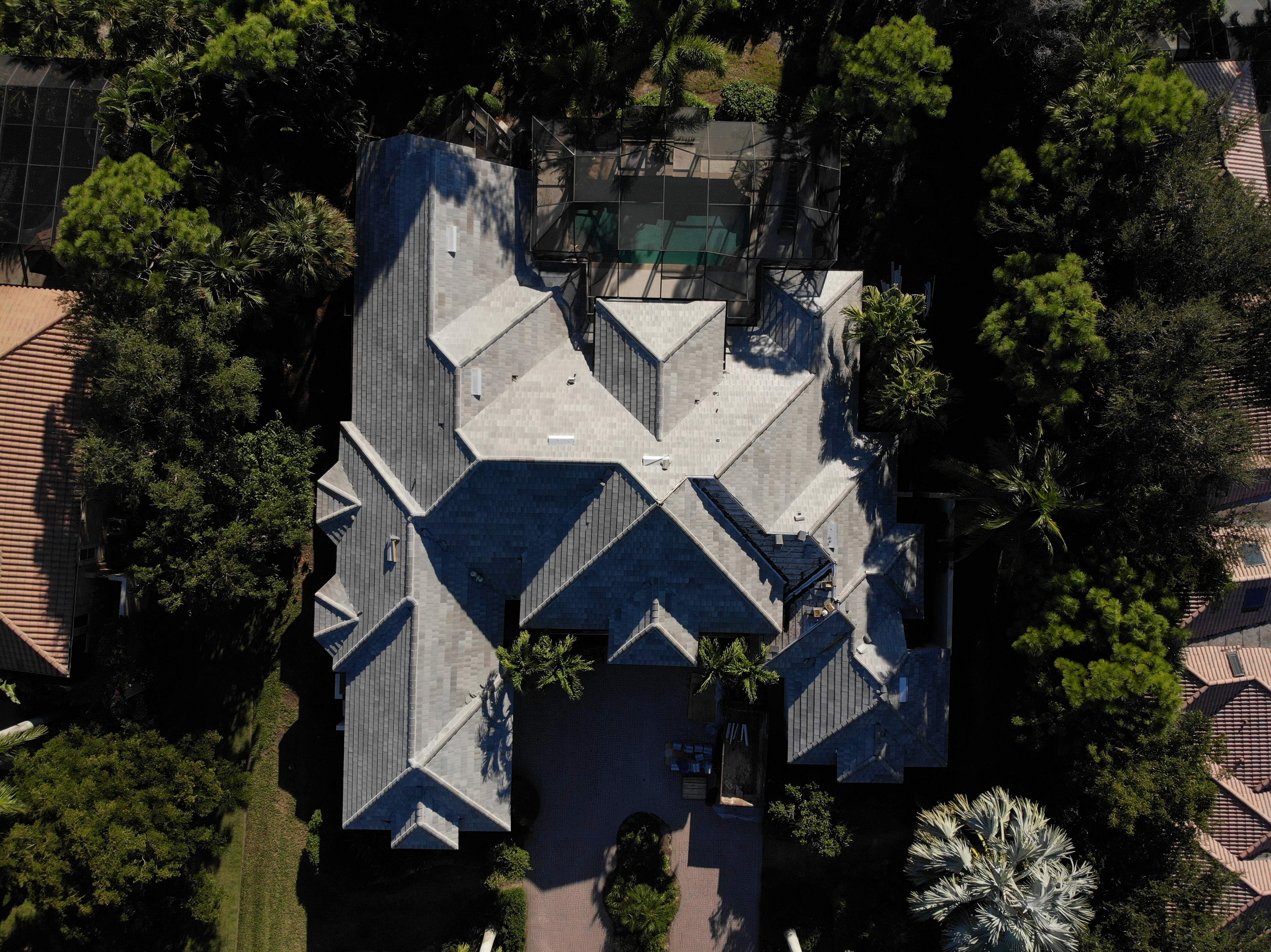 Residential Roofing Installation using Eagle Concrete Tile in Light Gray Range by International Roofing
