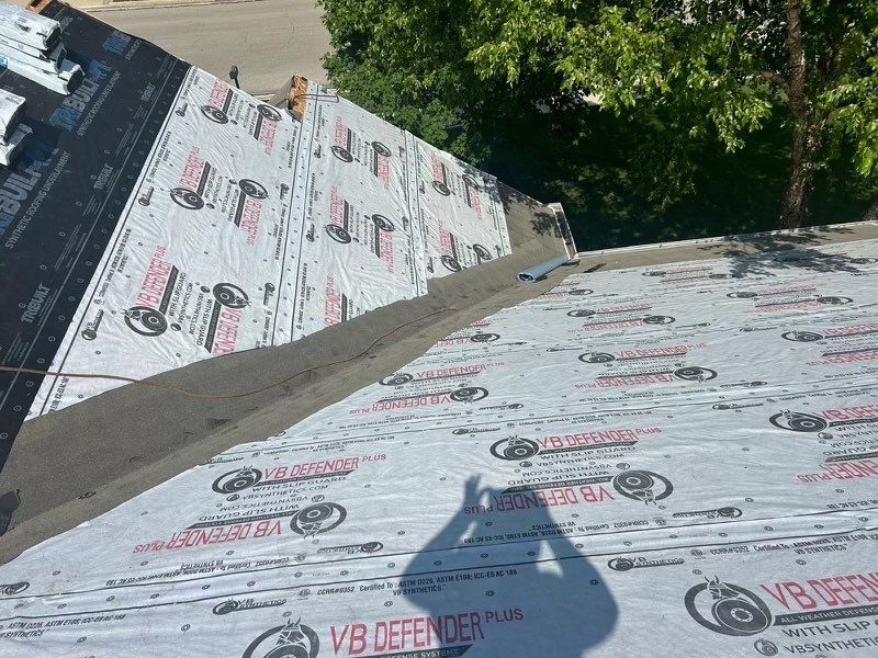 Residential Roofing Installation using IKO dimensional shingles by SOS Home Ohio 