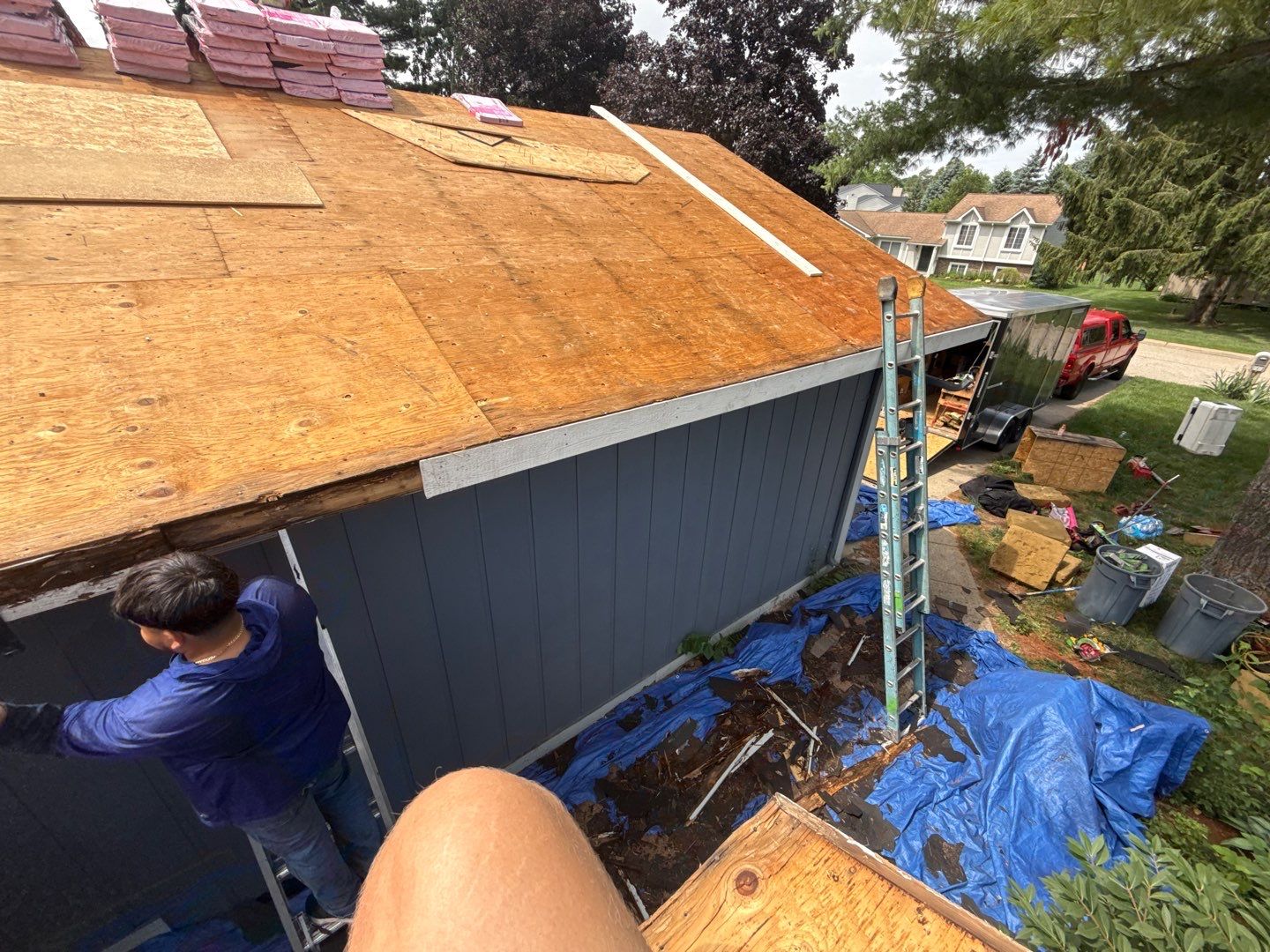 Roof Replacement using Owens Corning Tru Definitions by 180 Contractors