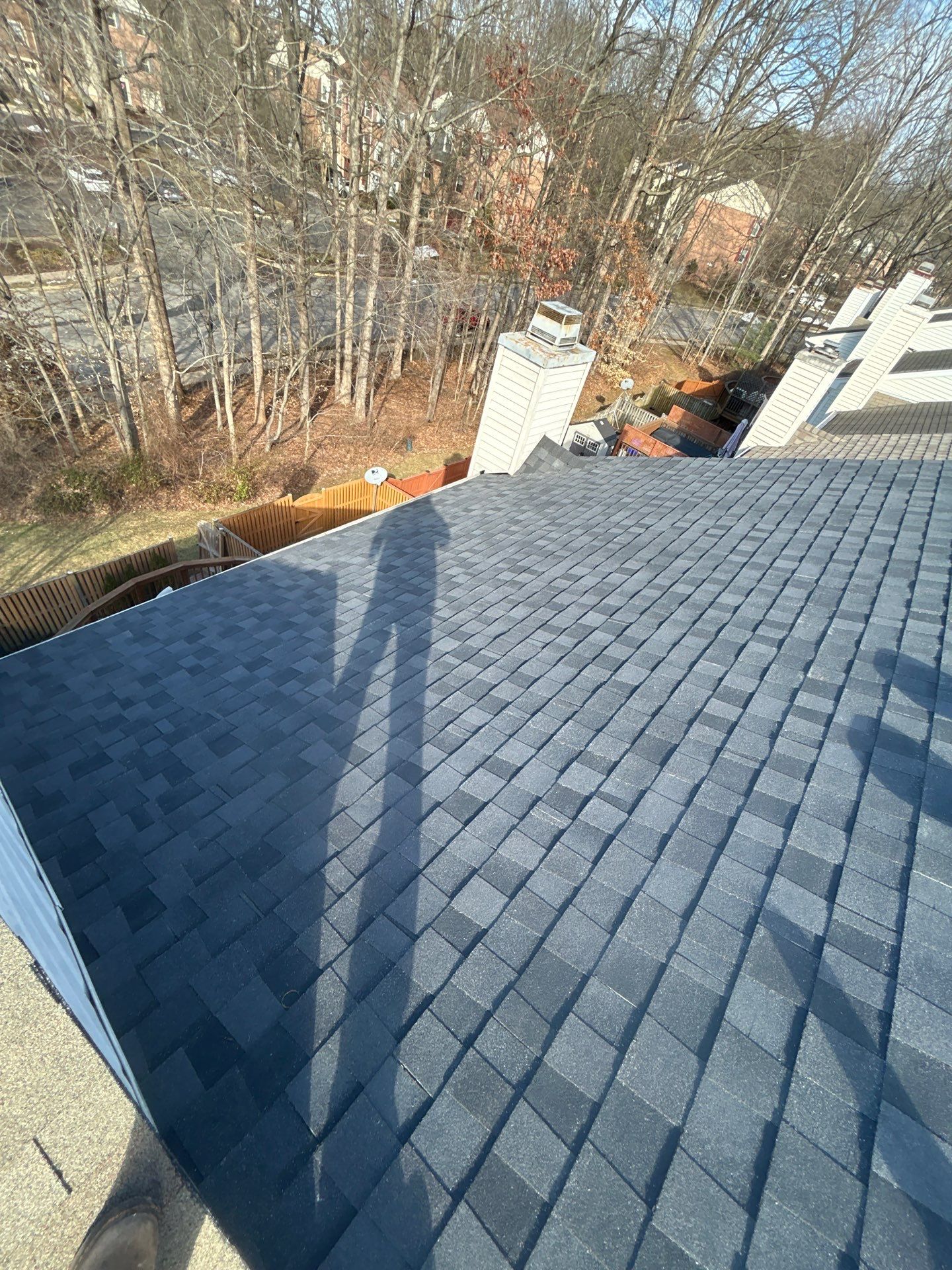 Burke: Residential Roof Replacement with CertainTeed Landmark Pro in Max Def Moire Black by RM Banning, Inc.