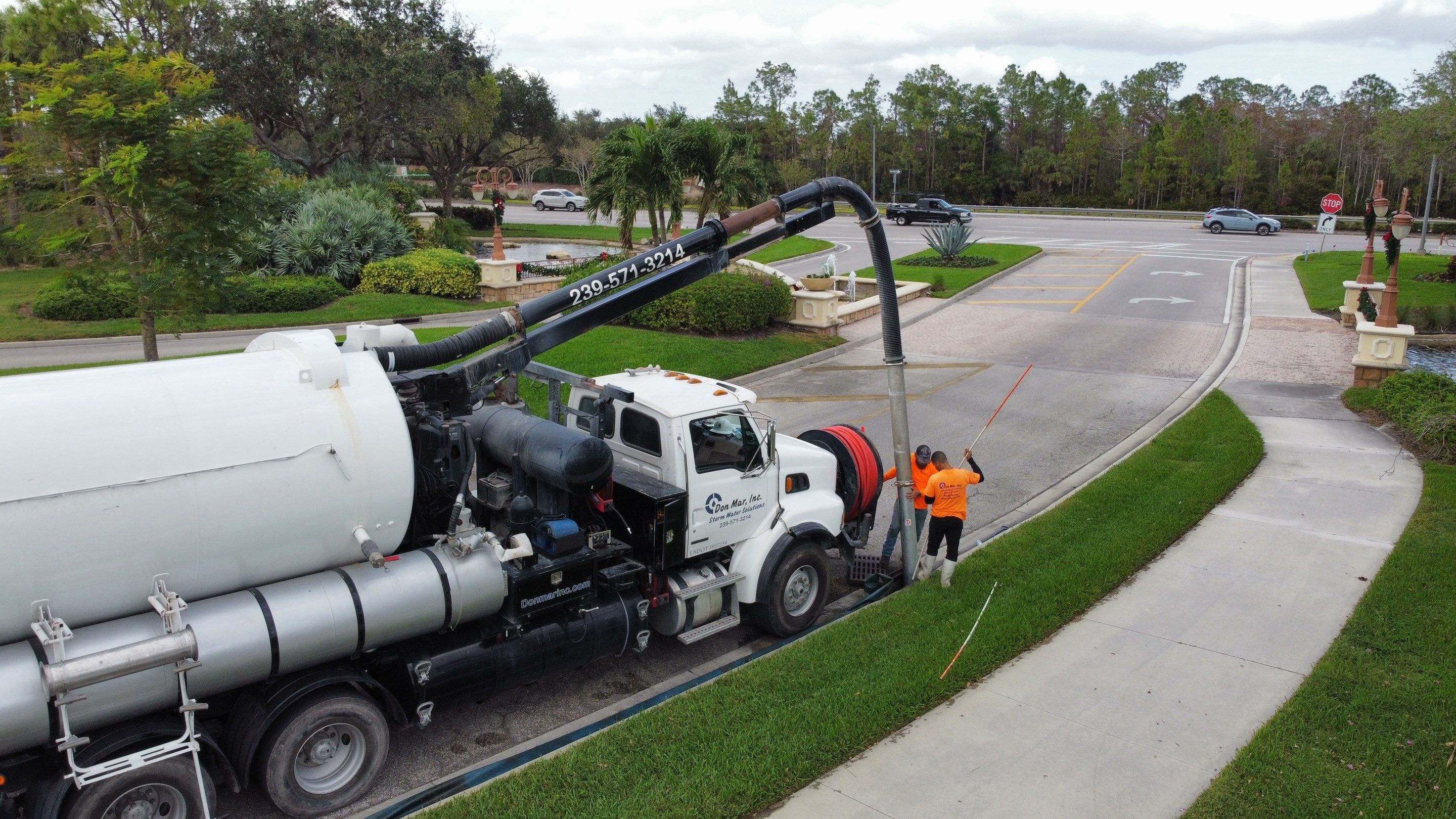 Community Stormwater System Catch Basin Cleaning by APS Power & Water