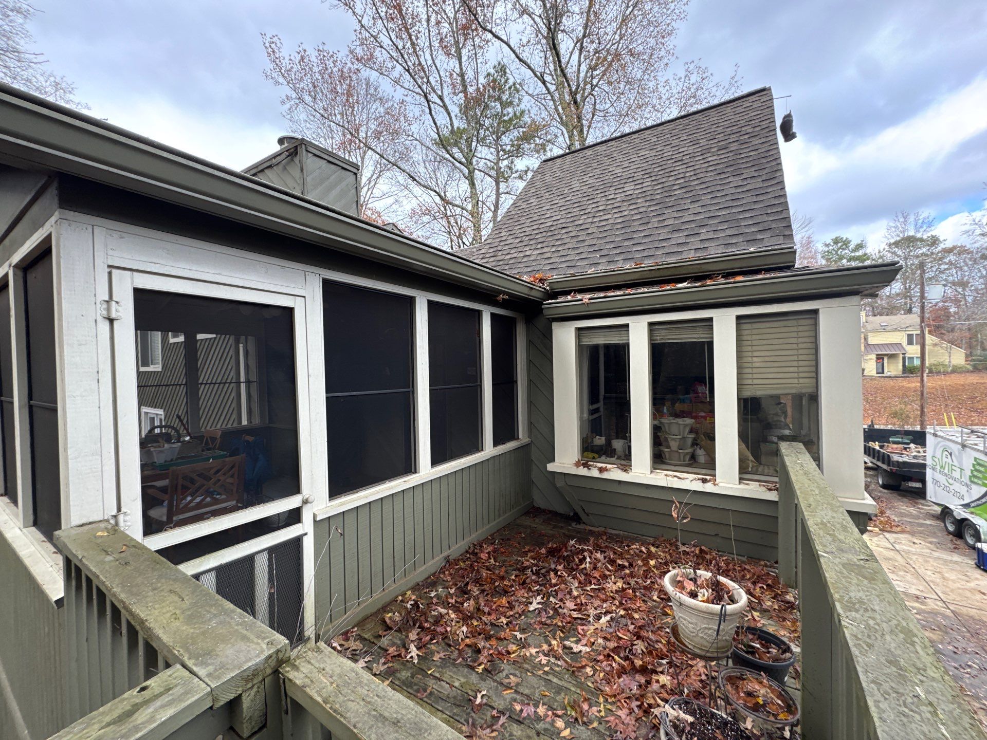 Full Exterior Siding Replacement and Deck Renovation in Marietta by Swift Home Renovations