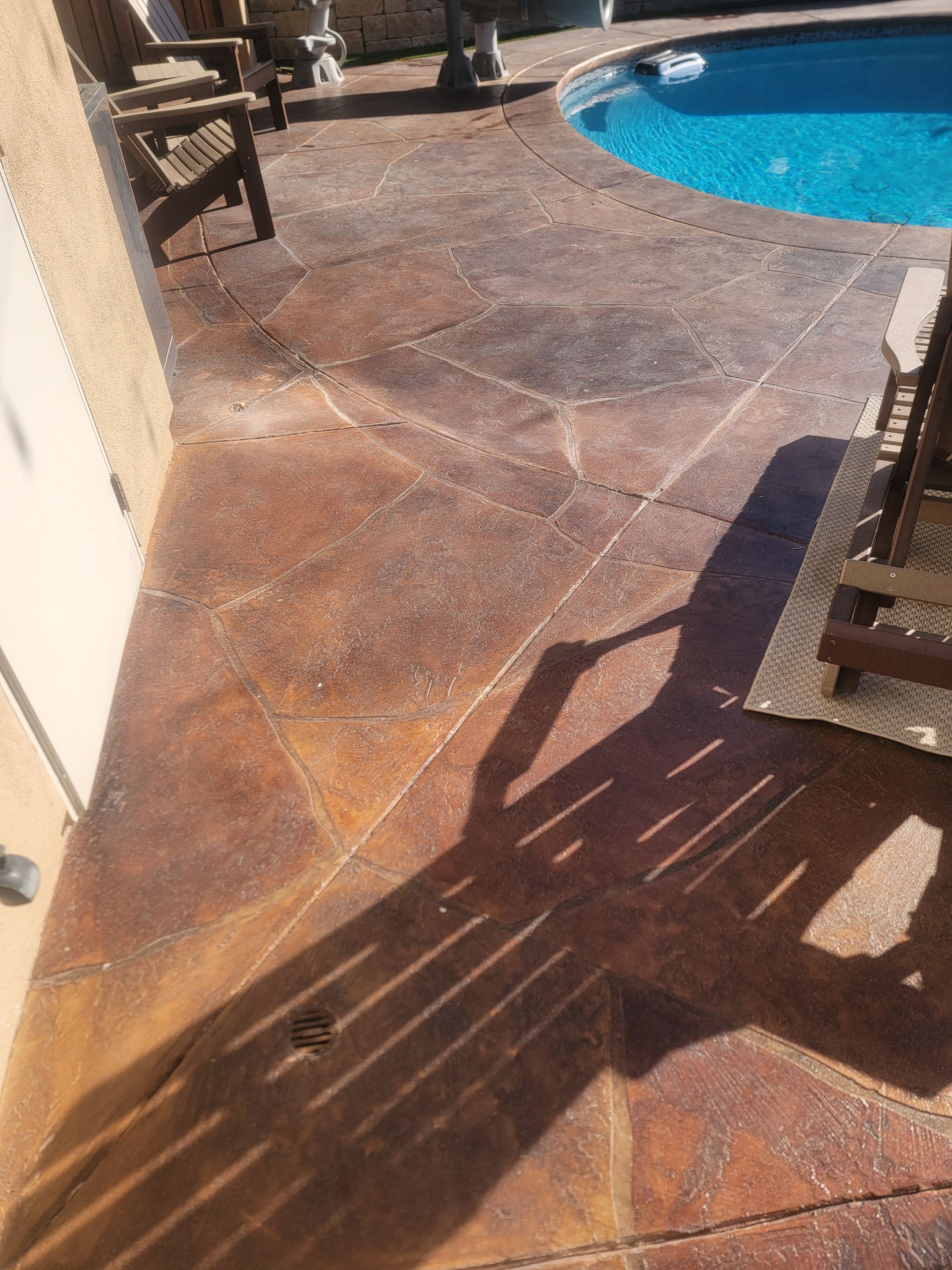 Quartz 2 tone Pool deck by Matt Gifford Painting LLC