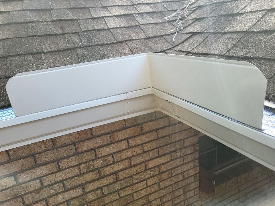 Seamless Gutter Installation using K-Style Seamless Gutters and LeafBlaster Pro Gutter Guards by Gutter Professors