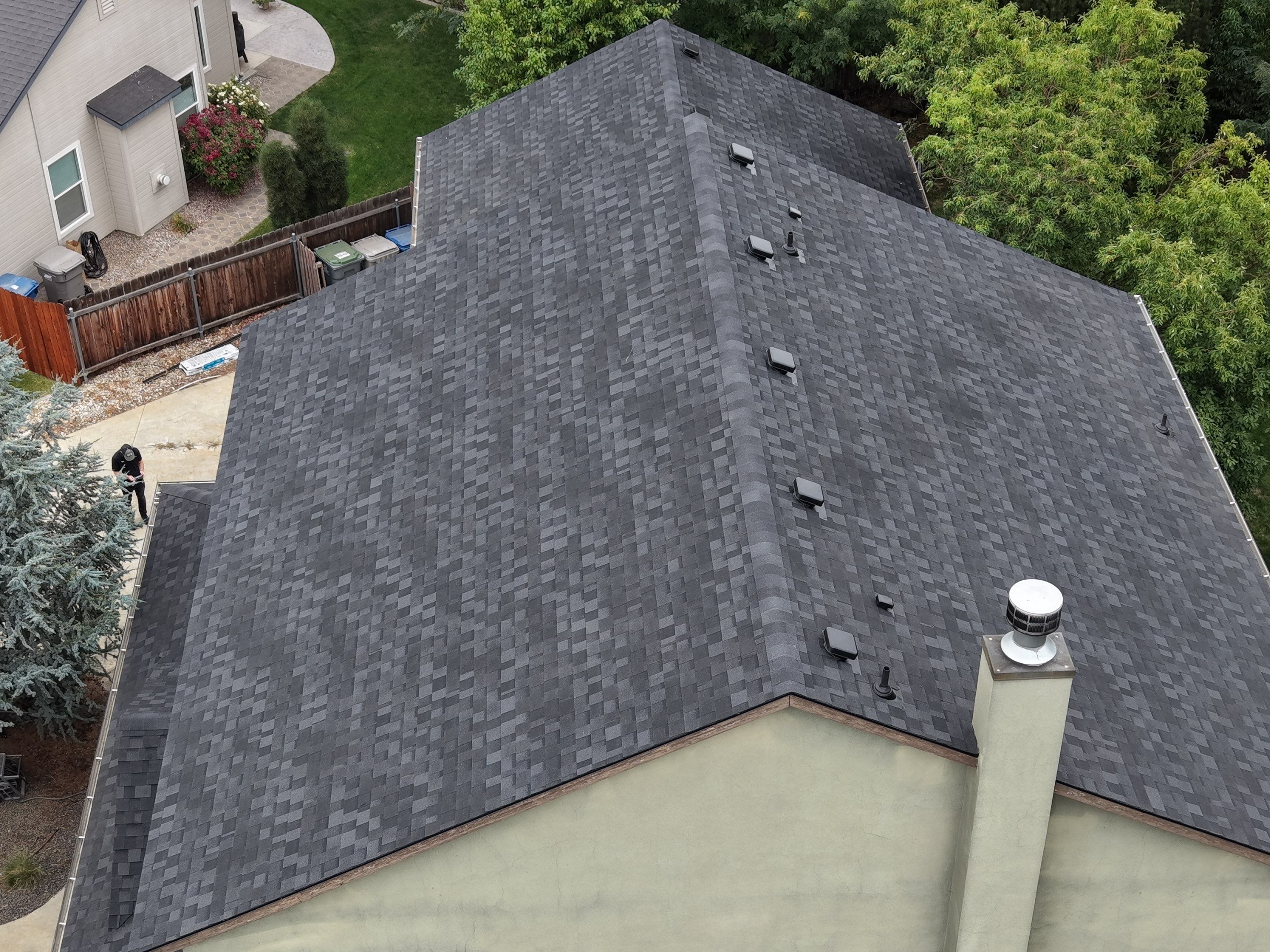 Residential Roof Replacement for Two-Story Stucco Home in Star by Olive Roofing