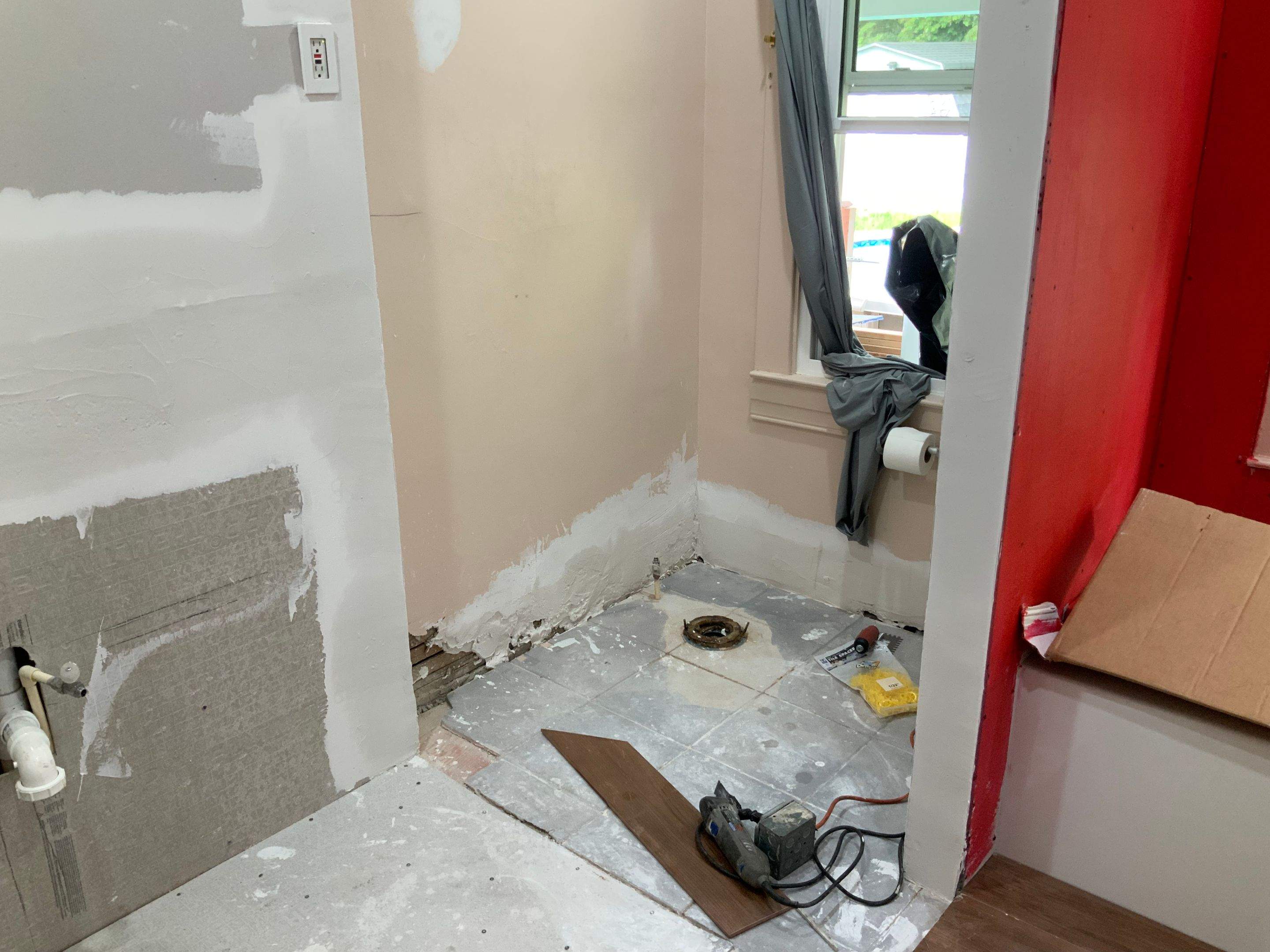 Bathroom Remodel using New Bathroom Tile and Tube by Alpha Design Services