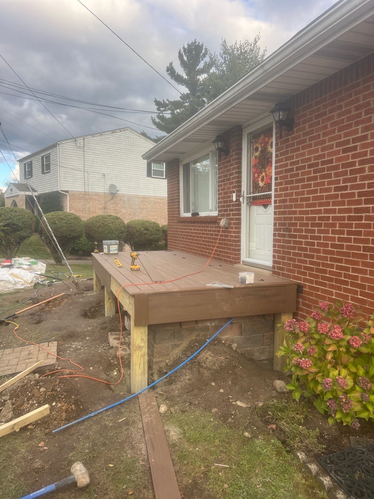 Deck and roof replacement  by Cousins Roofing Siding & Decks