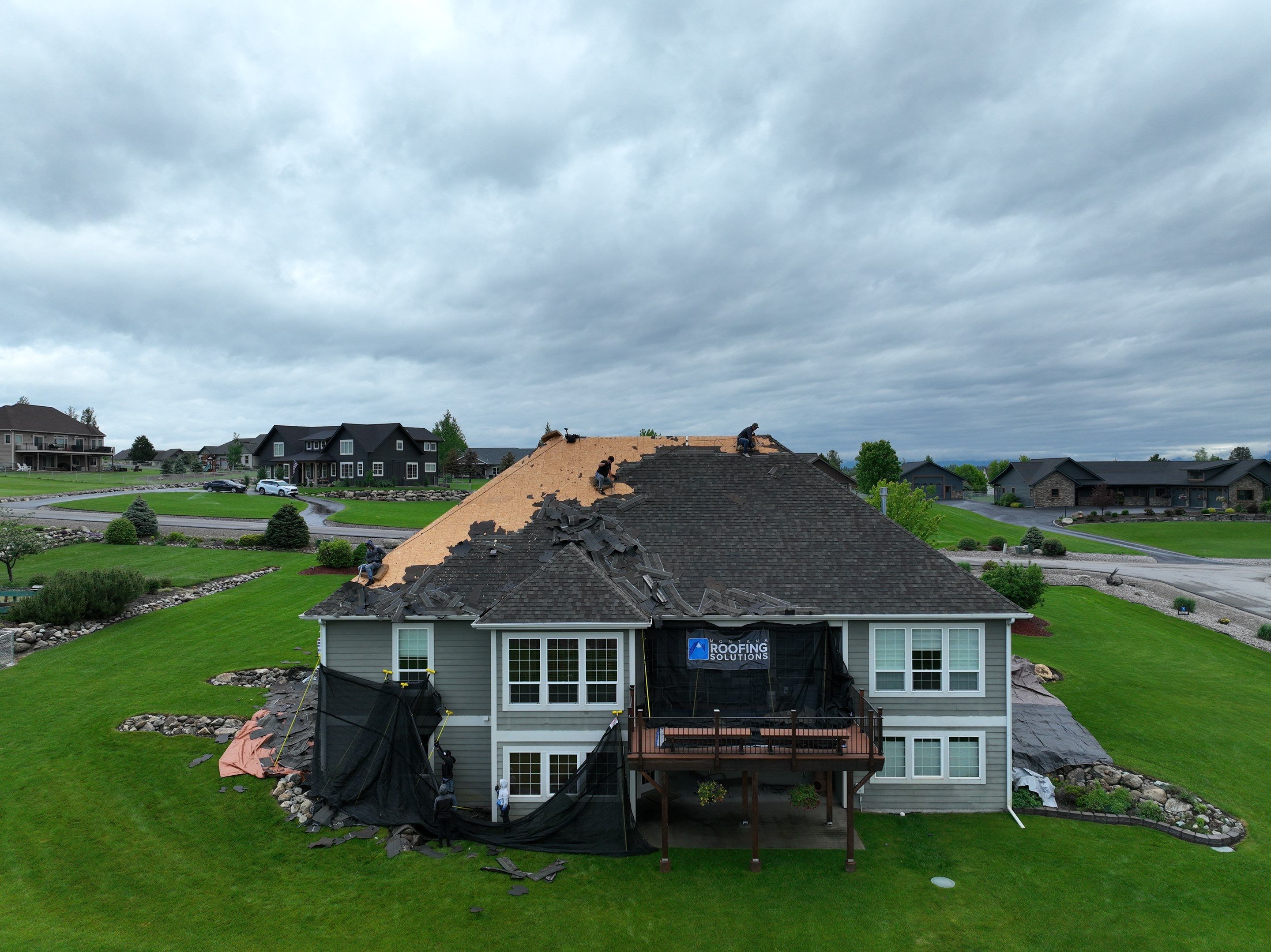 GAF Timberline HDZ - Weathered Wood by Montana Roofing Solutions