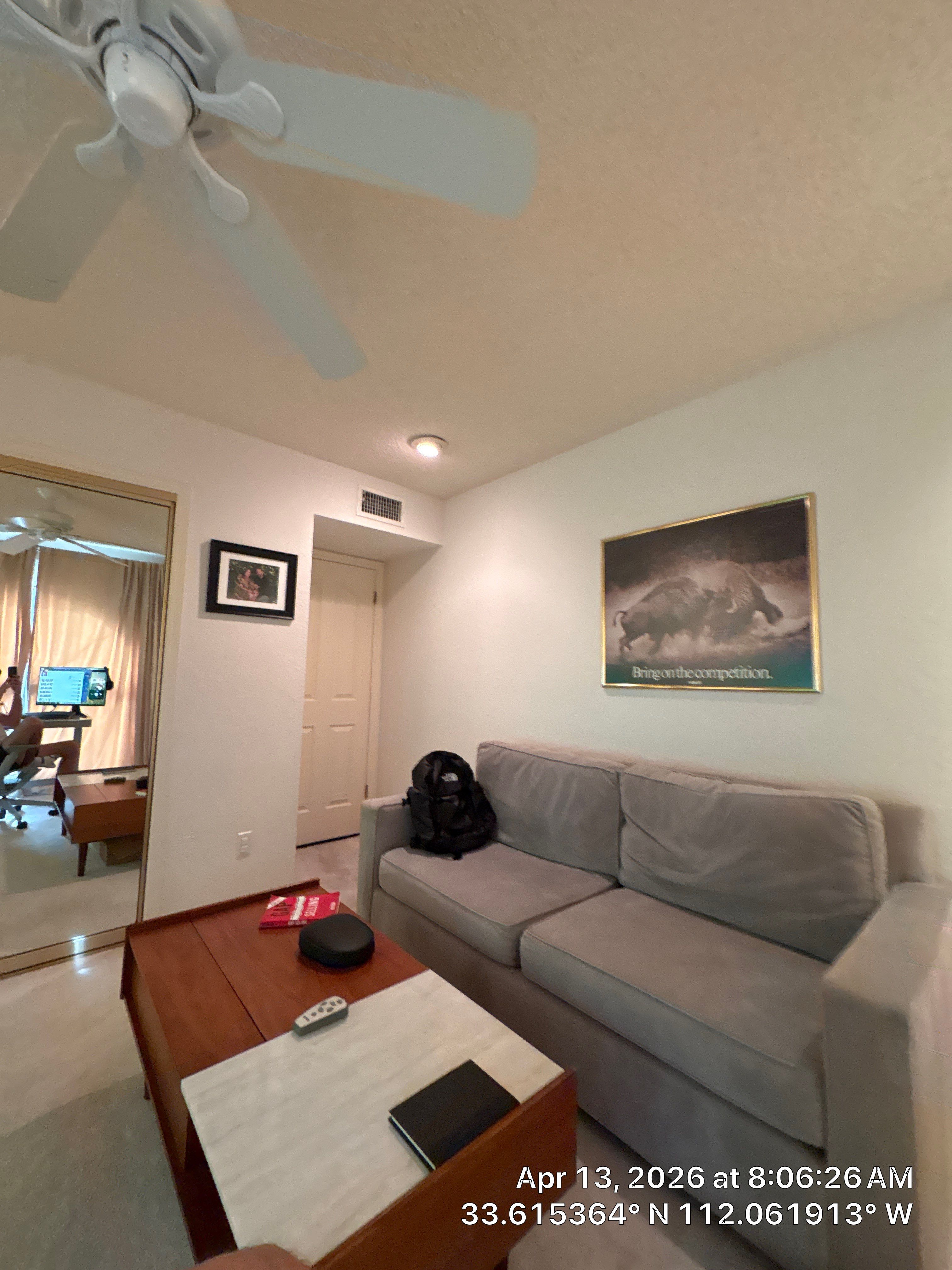 Phoenix Home Office Setup with Custom AV Wall Mounting by CompanyCam Sales Demo