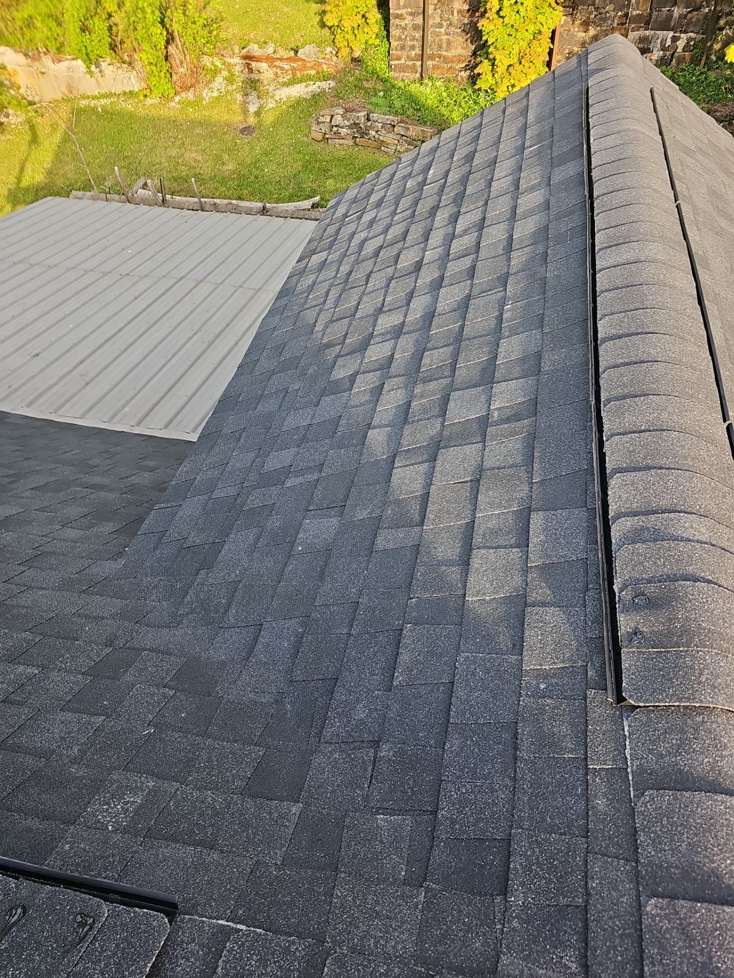 Roof Replacement Landmark PRO Charcoal Black by Winchester Roofing