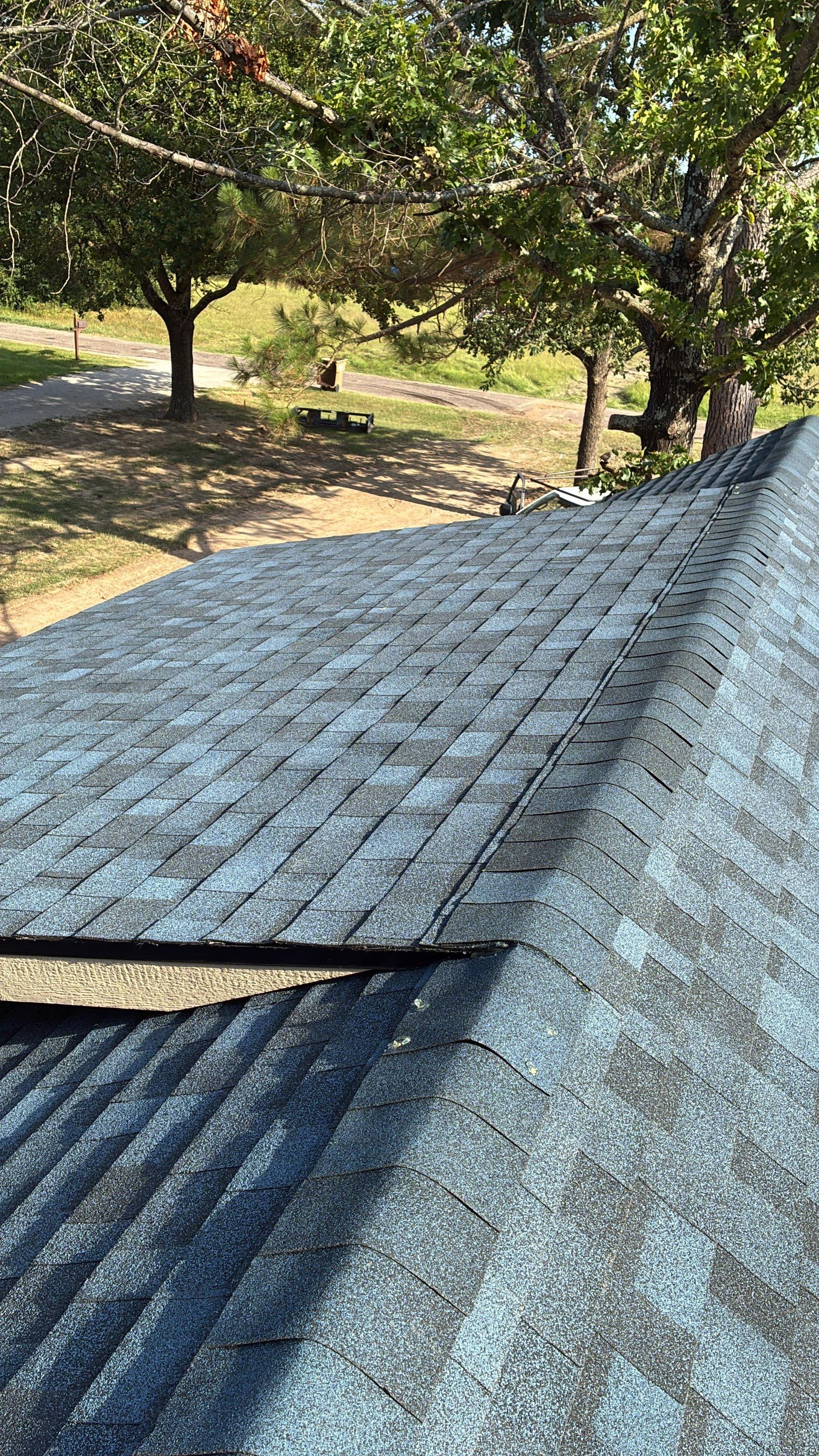Black and Blue New Roof by Berry Good Roofing