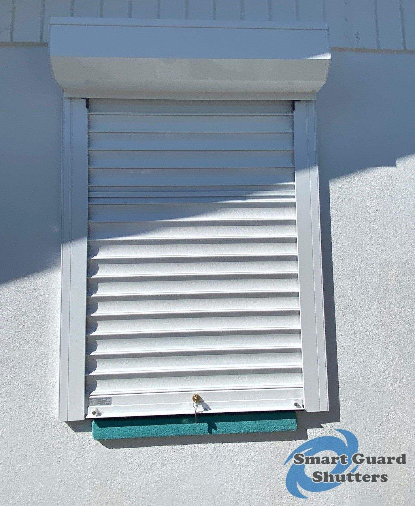 Rolling Shutters in White by Smart Guard Shutters
