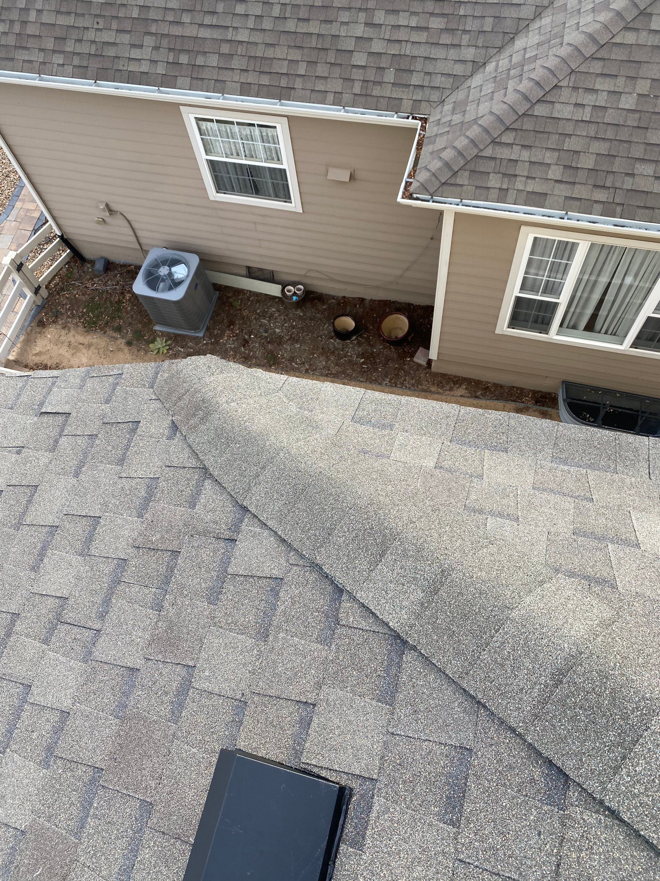 Resdiental Hail Damage Roof Replacement using Atlas Pinnacle Class 4 Impact Resistant "Weathered Wood" color by Black Belt Roofing
