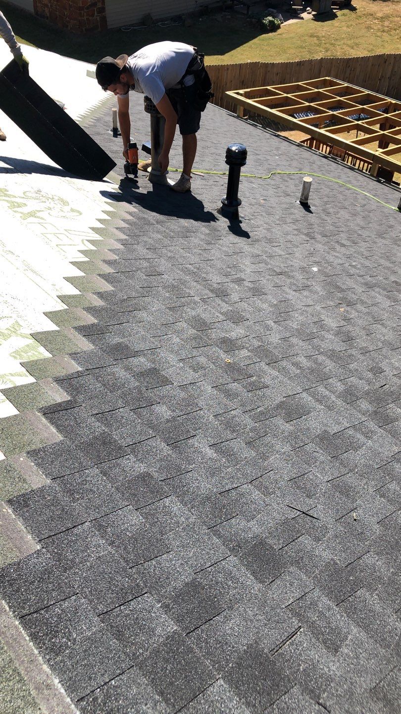 Residential Roofing Installation using GAF Natural Shadow  by A & H Roofing and Contracting