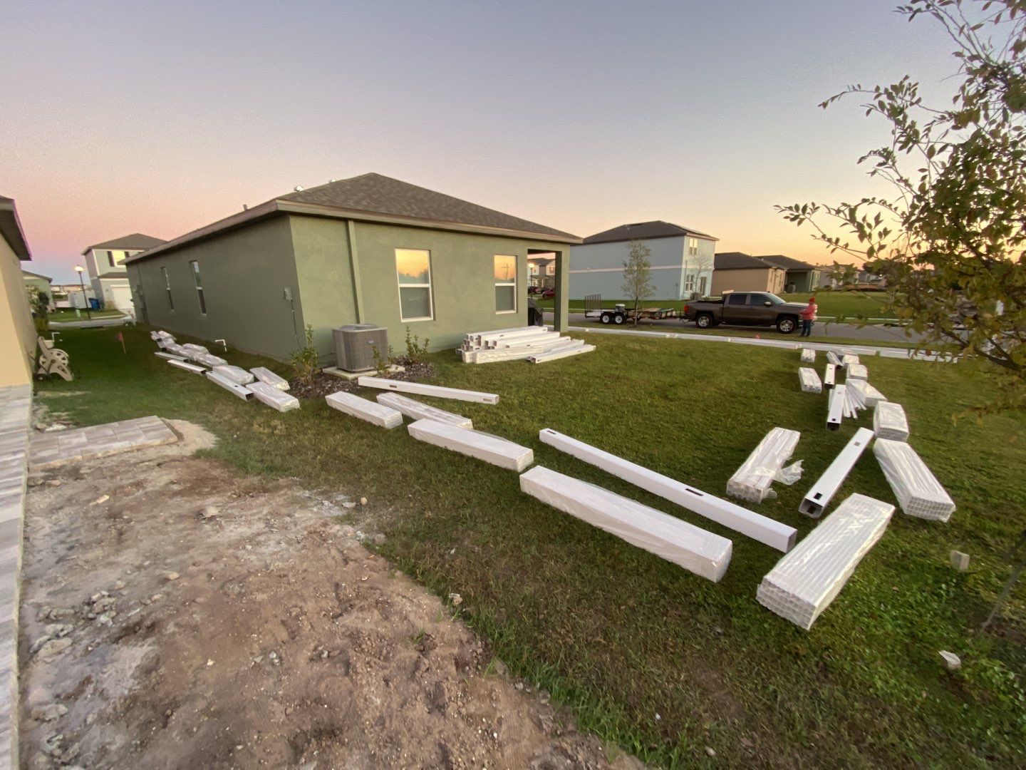 Ruskin, FL  6 ft. Tall White Vinyl Privacy Fence  by Asap fence and gates, LLC