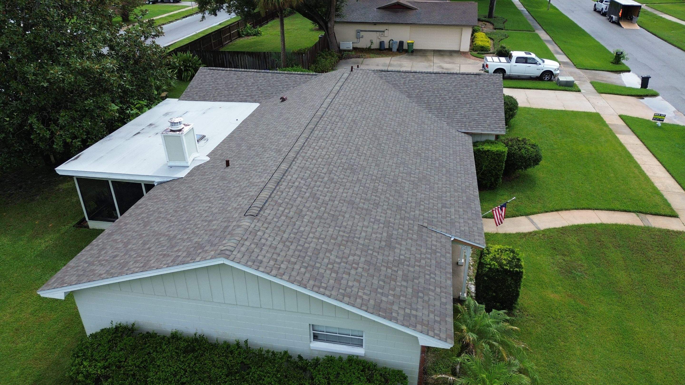 Drone pictures in Orlando FL by Gold Key Roofing