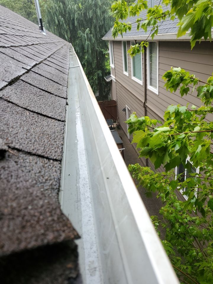 Gutter Clean using Moderate Pressure by Willamette Outdoor Wash LLC