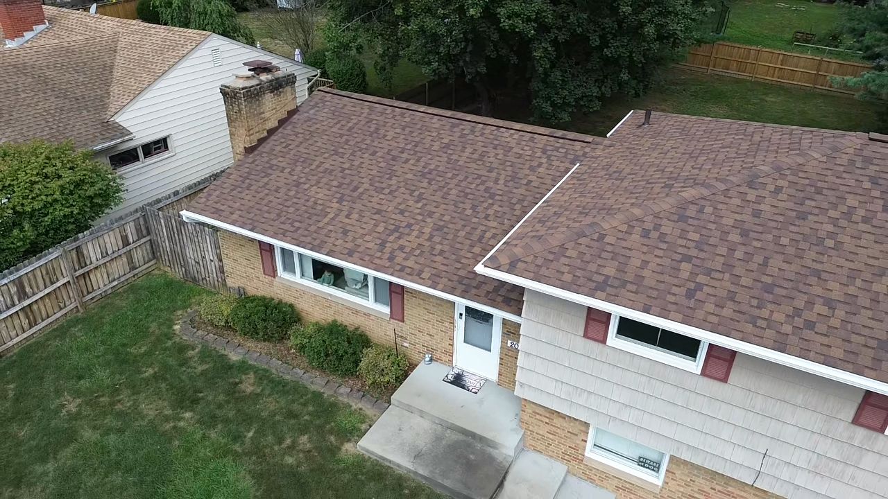 Atlas Pinnacle, Color, Burnt Hickory, Drip Edge, Color, Royal Brown by Eagle Eye Roofing