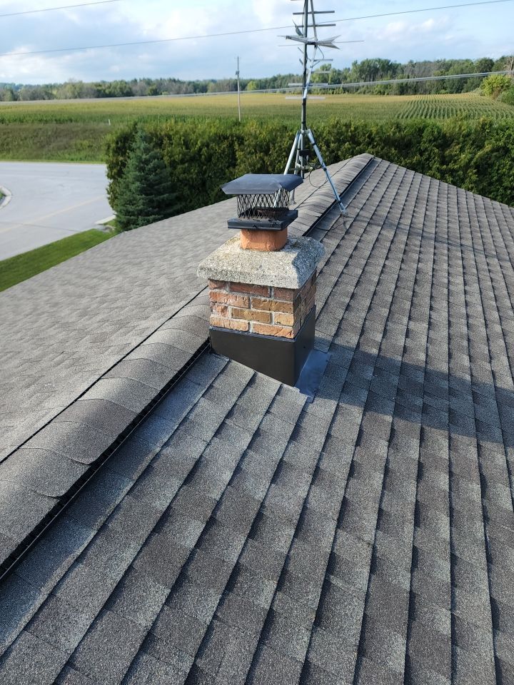 Residential Roof Replacement with GAF Shingles in Sheboygan Falls, WI by Gellings Roofing & Siding