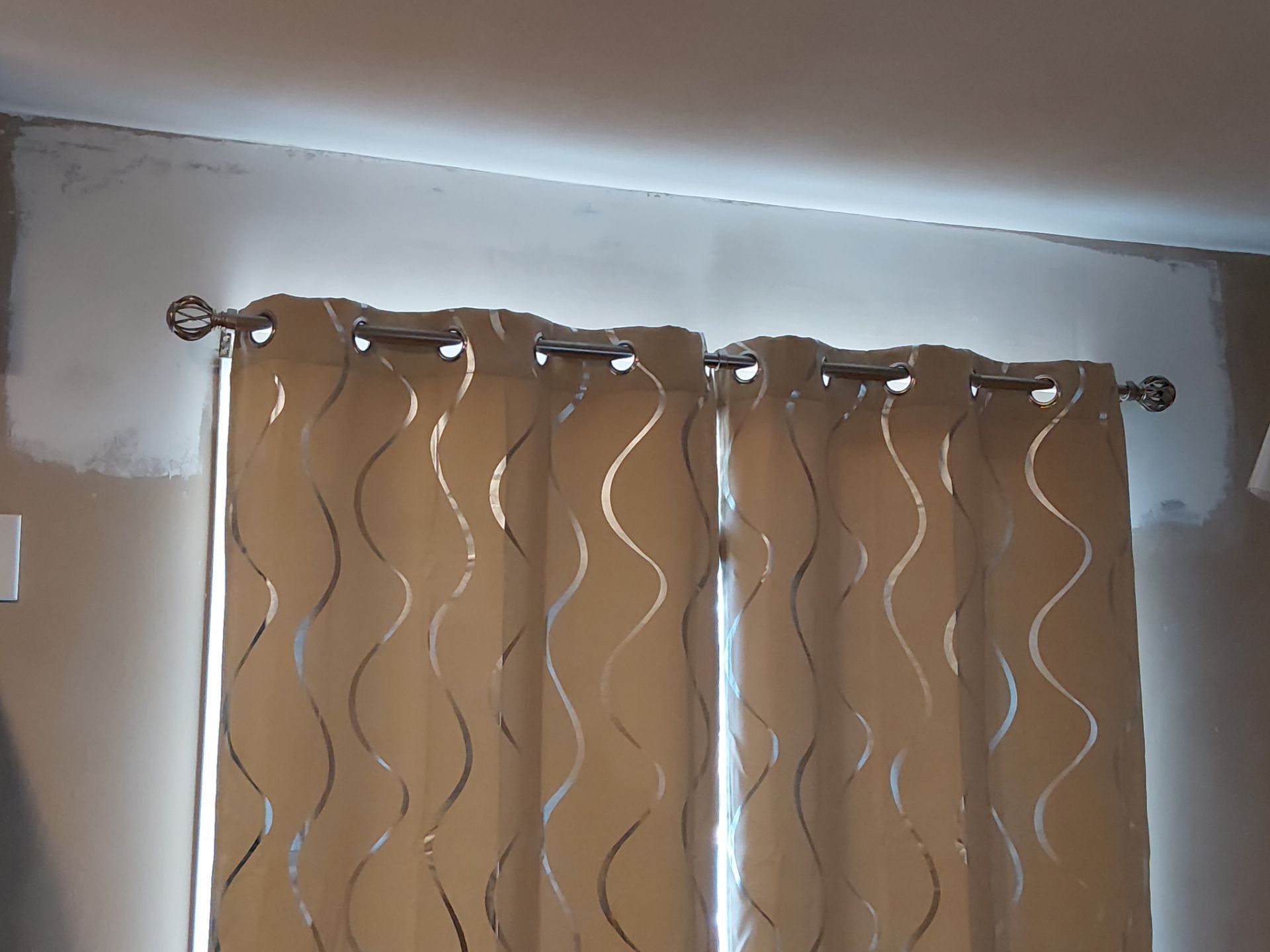 Drywall Repair Above Sliding Door + Seam Repair - Columbia, IL by Legendary Services Company LLC.