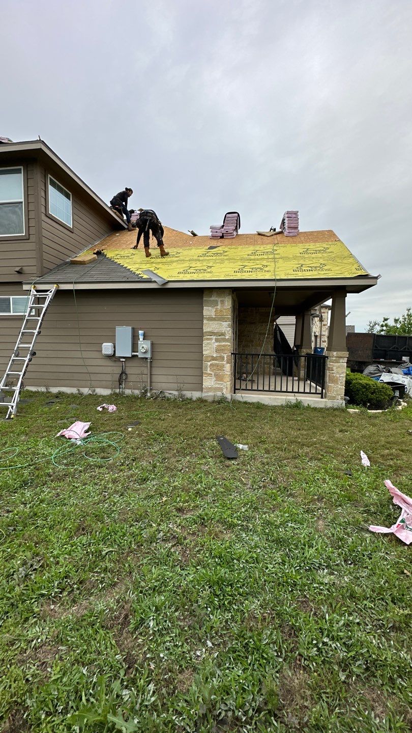 Olmito Roof Project by Bison Roofing  