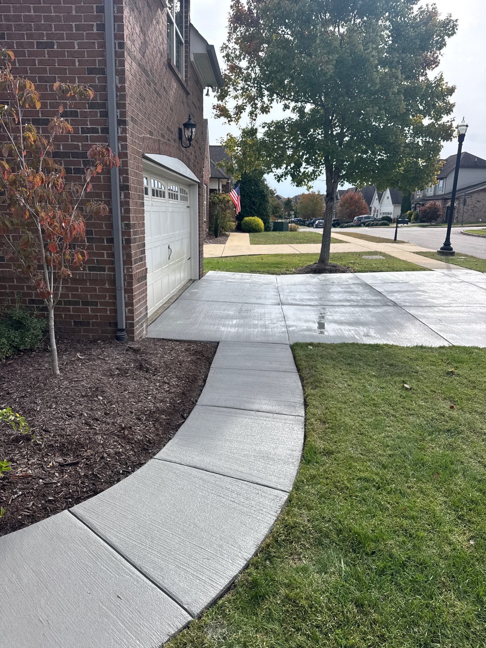 Project in Thompson's Station by Craftman Concrete