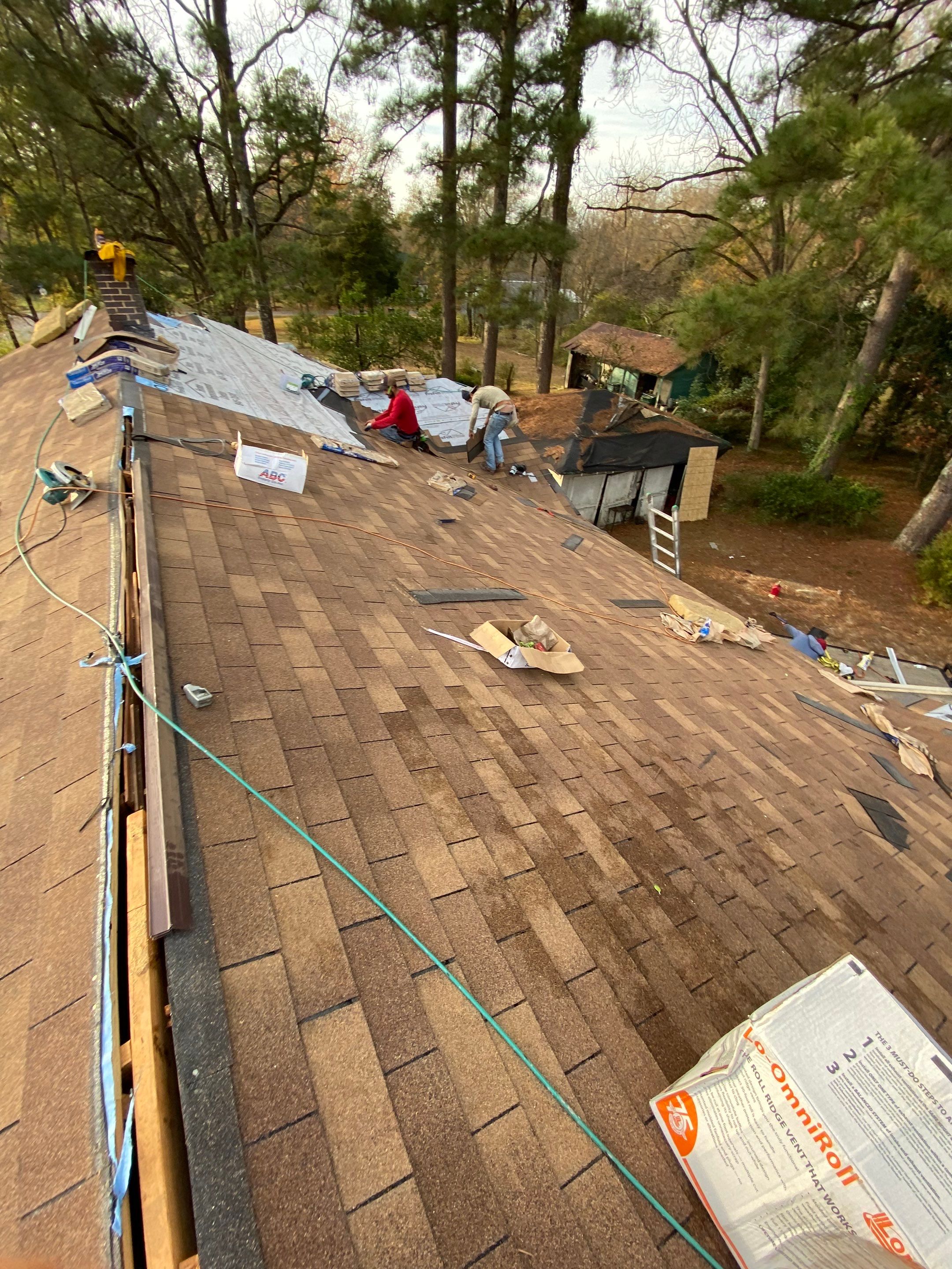 Residential Shingle Reroof using CertainTeed XT25: Resawn Shake by Hostetler Roofing