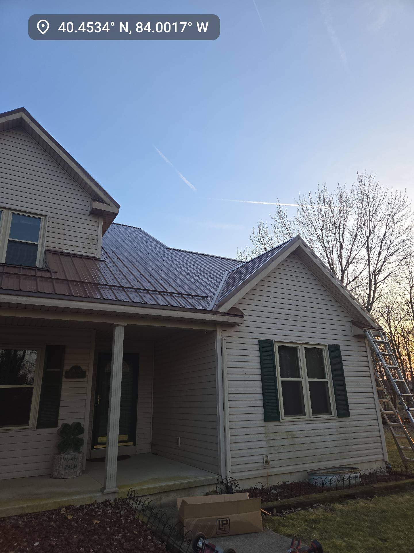 Roof/Siding/Gutter installation using Platinum AG Panel Cocca Brown by Nitro Roofing and Construction