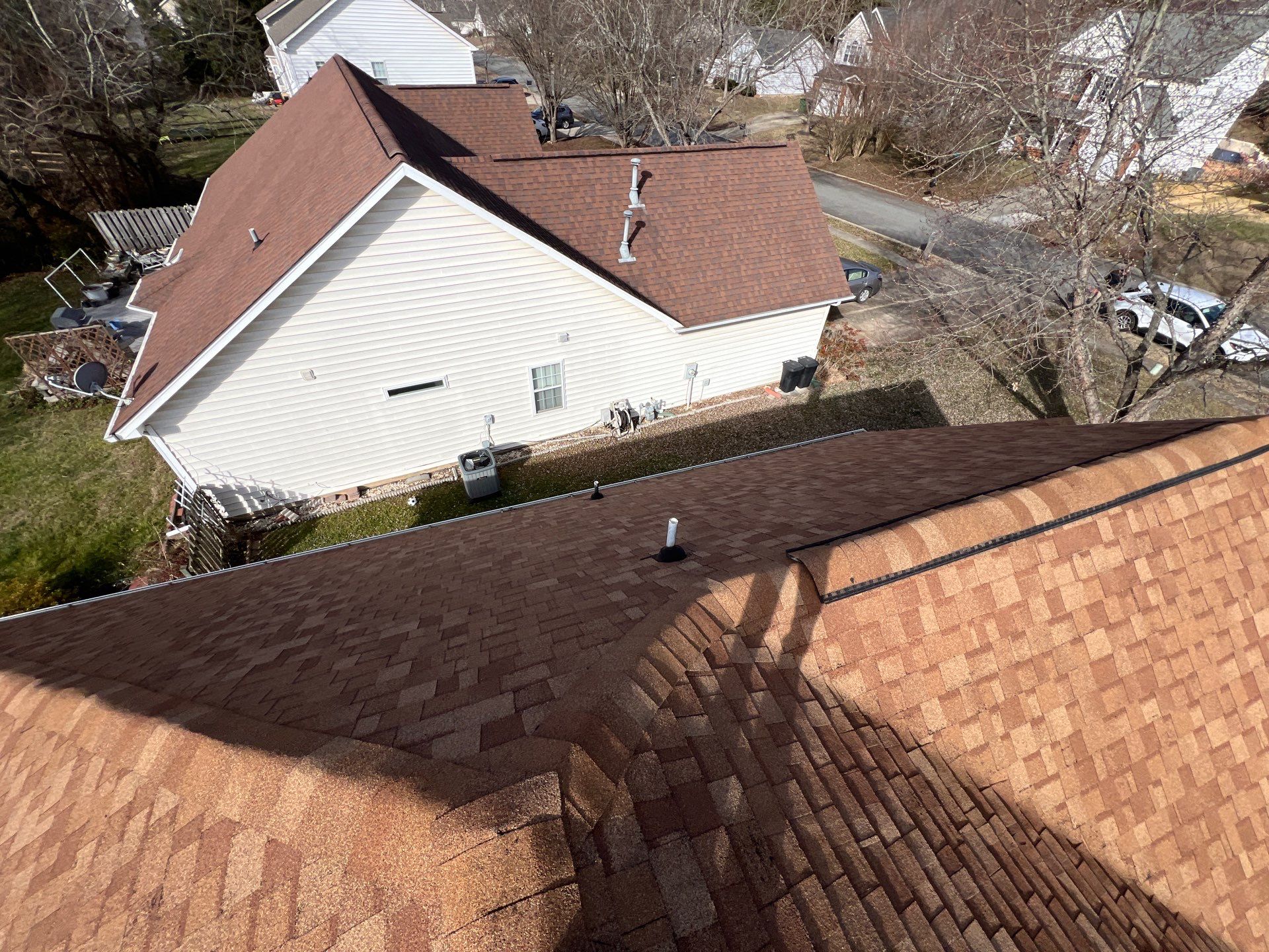 Residential Roofing Installation using GAF Timberline HDZ Charcoal by RISE Roofing & Restoration, LLC