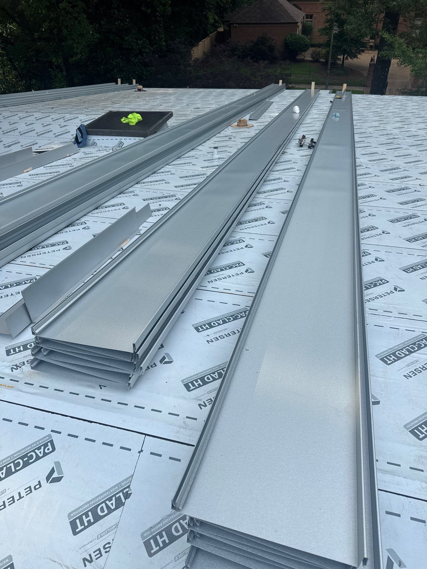 Residential Standing Seam Metal Roof and Membrane Replacement in Memphis by Revival Roofing Services