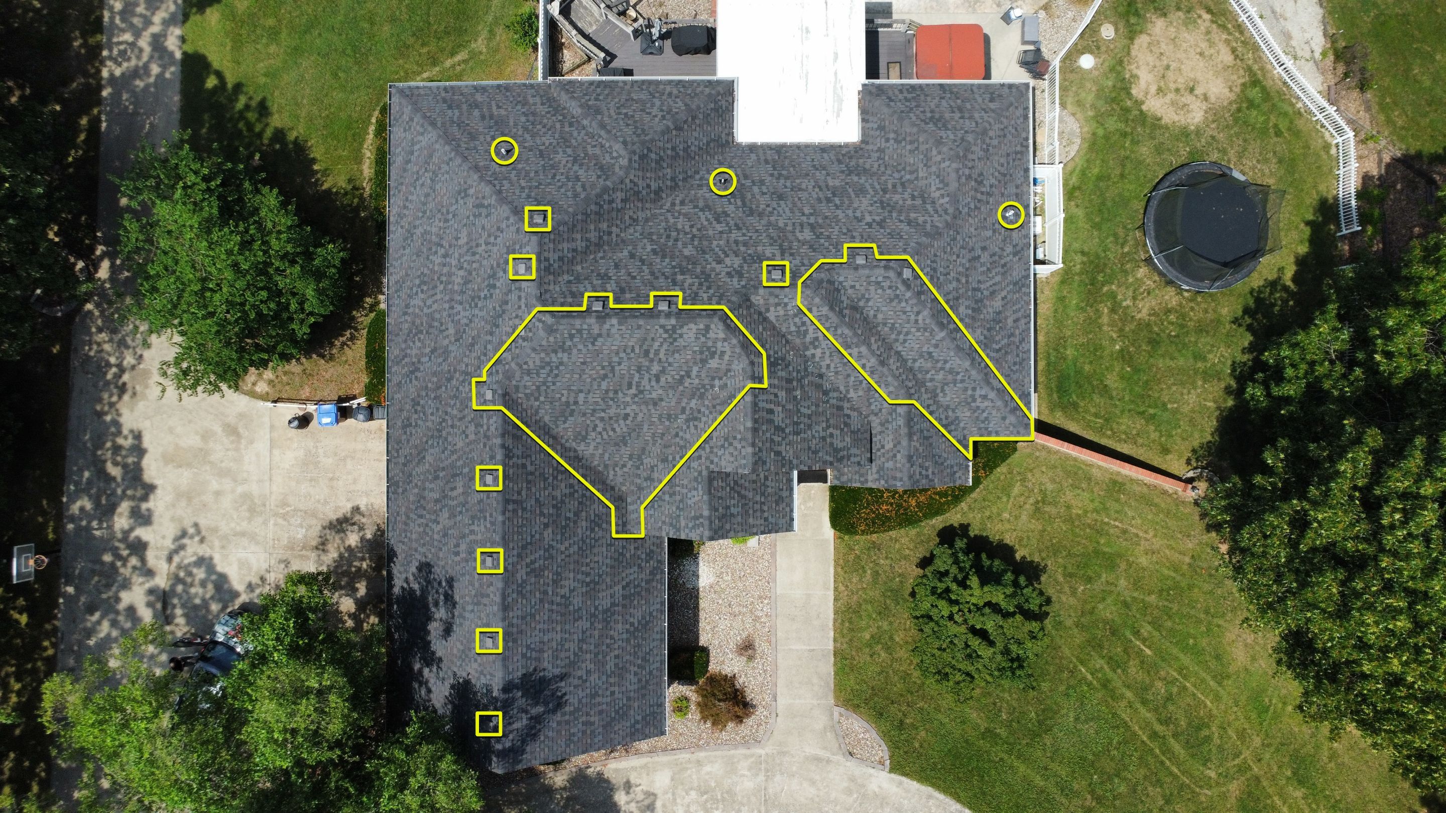 Residential Partial Roofing + Gutters & Downspouts Install  by Titan Commercial & Residential Roofing 