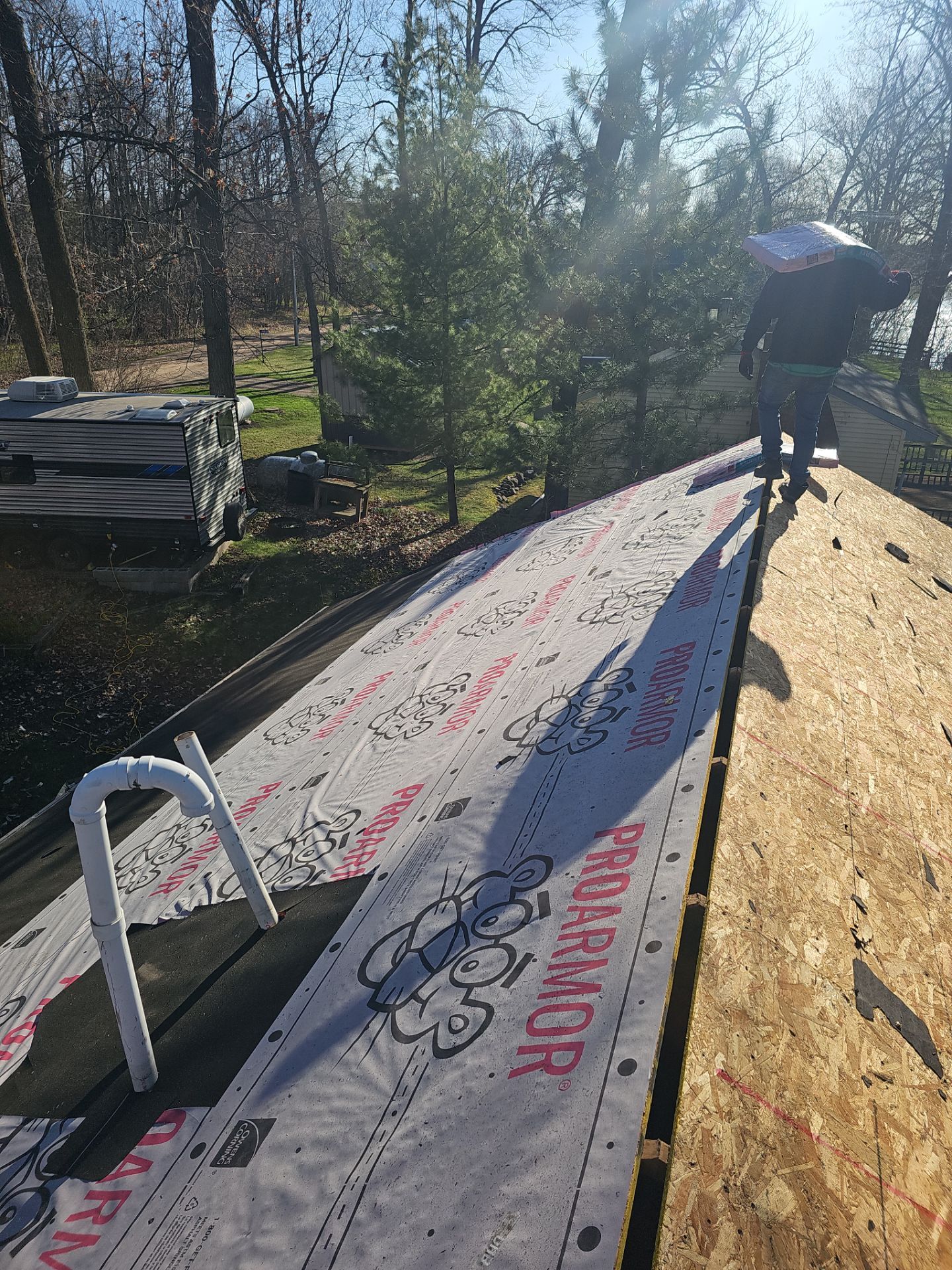 Project in Mora by CoMitted 365 Roofing & Exteriors 