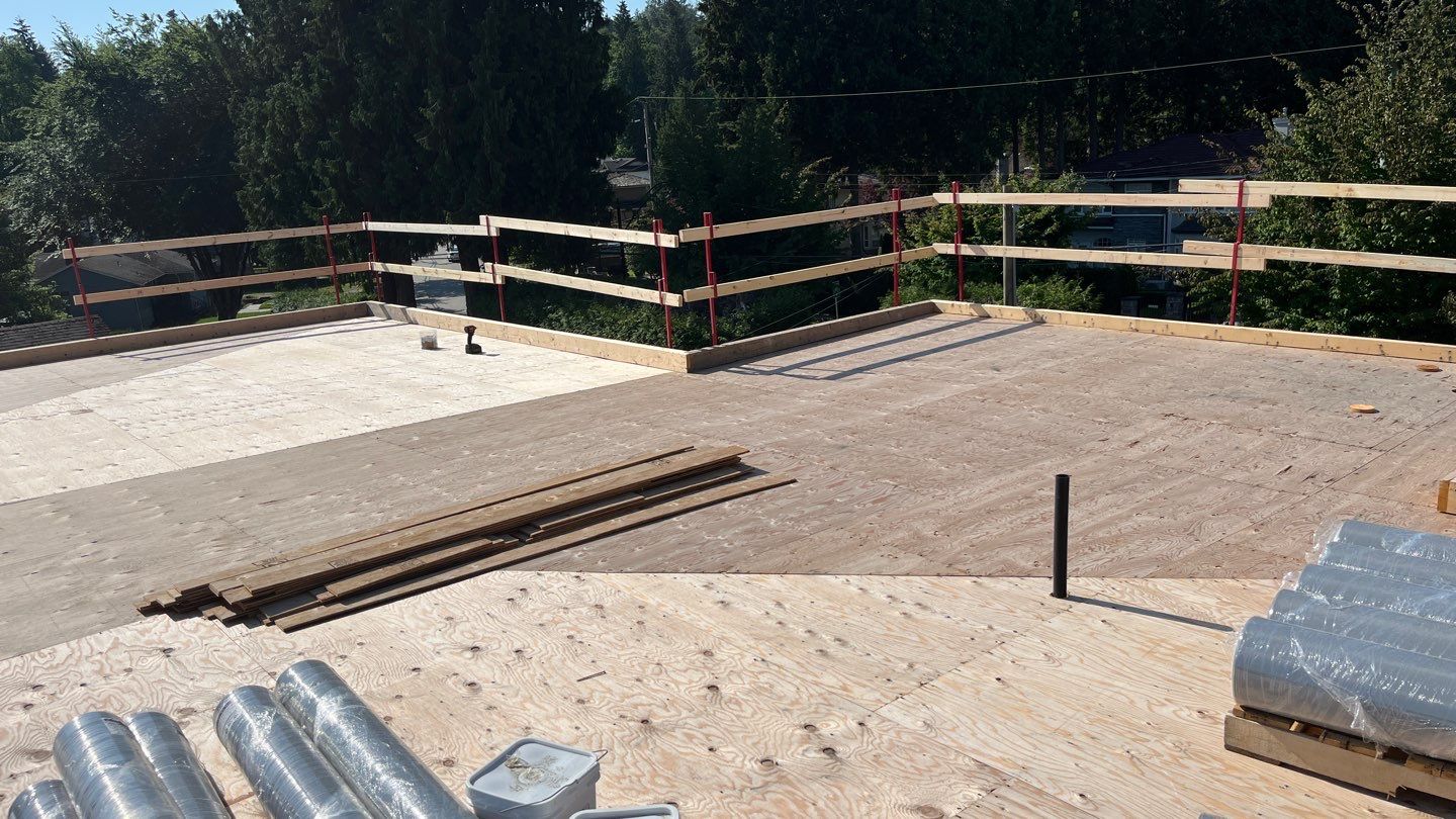 Residential Roofing Installation using Durolast roofing membrane by Top Notch Roofing Inc