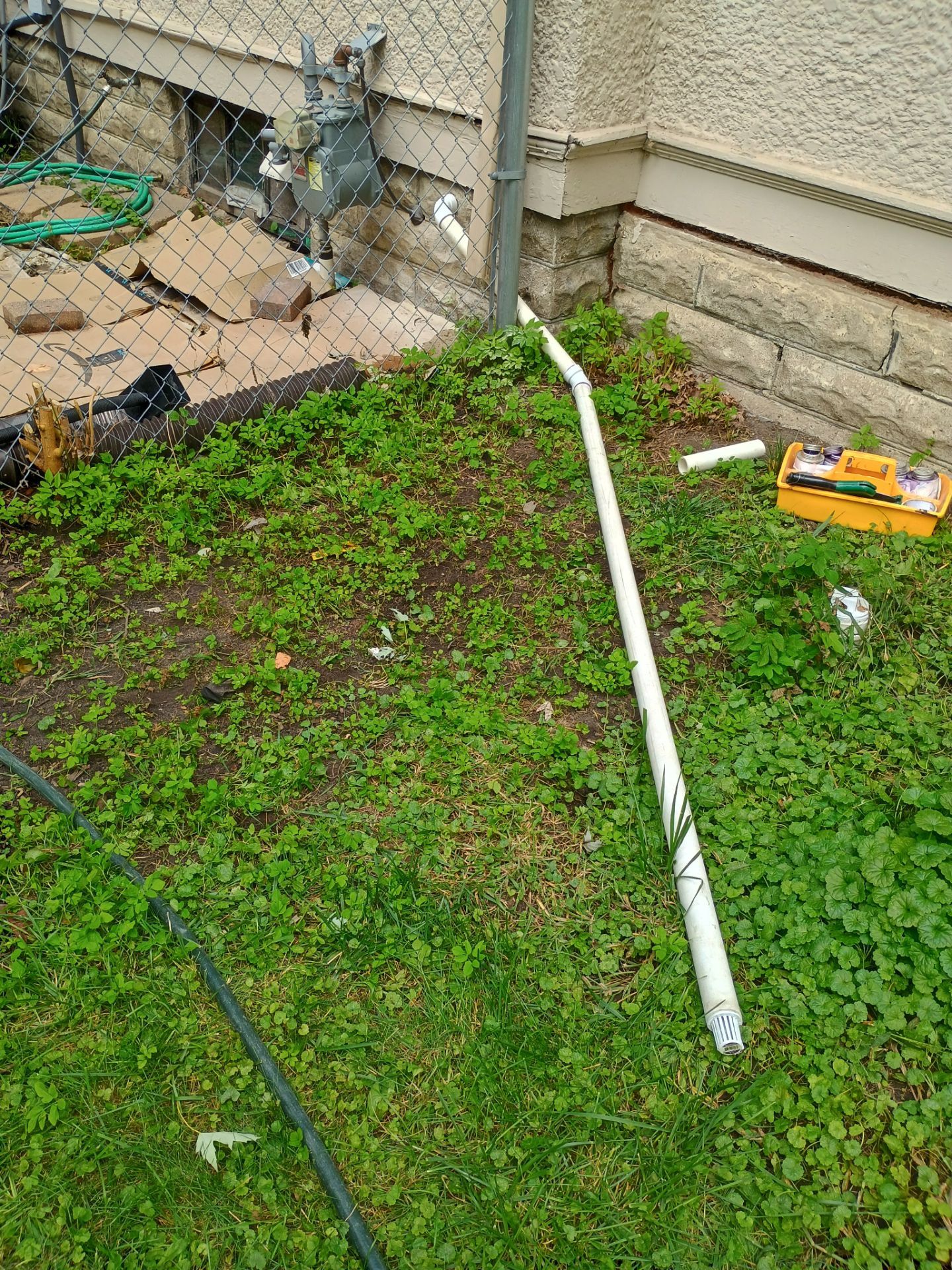 Sump Pump & Buried Discharge in Northeast Minneapolis by Waterproofing Northeast