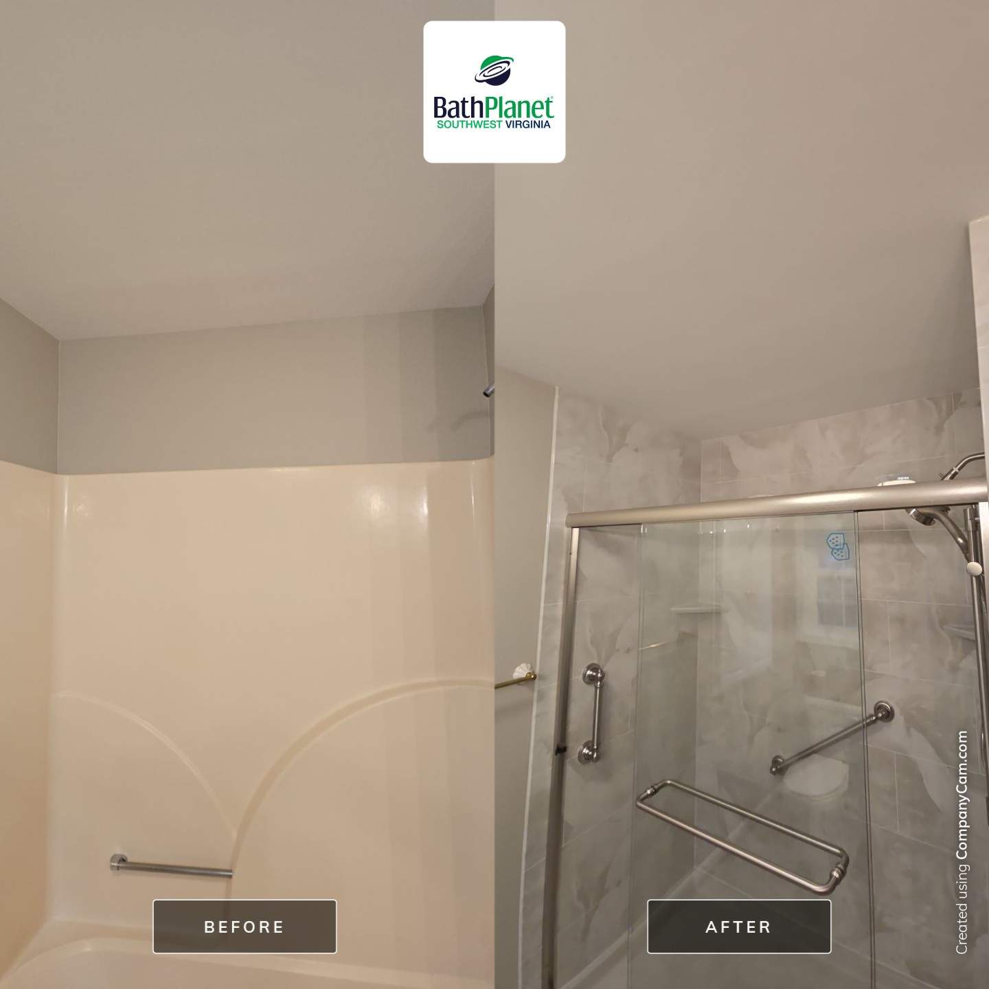 Tub to Shower by BathPlanet SW Virginia