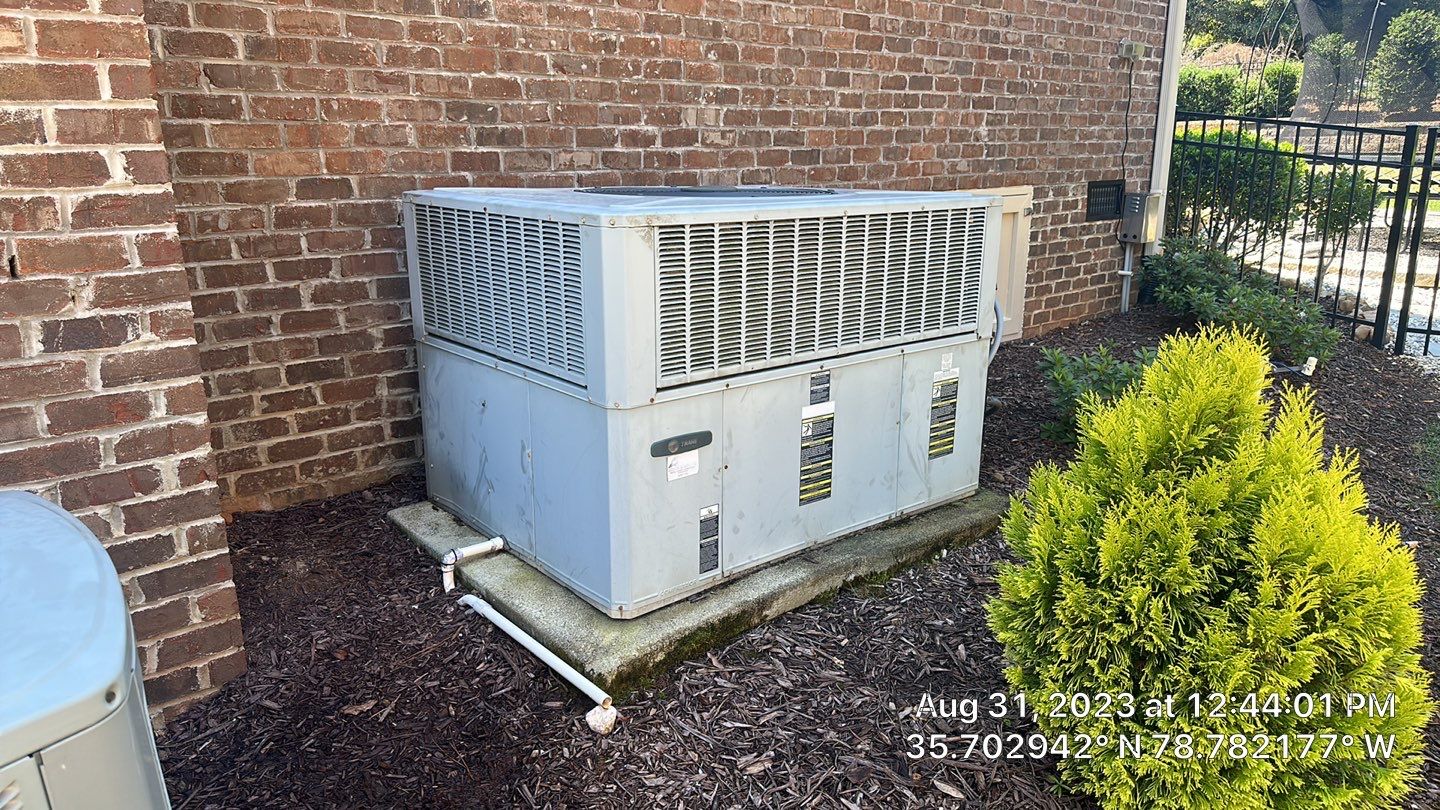 Trane Gas Package Unit Install by Nick's Mechanical LLC.