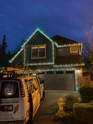 Holiday Lighting using C9 Faceted LEDs - Color